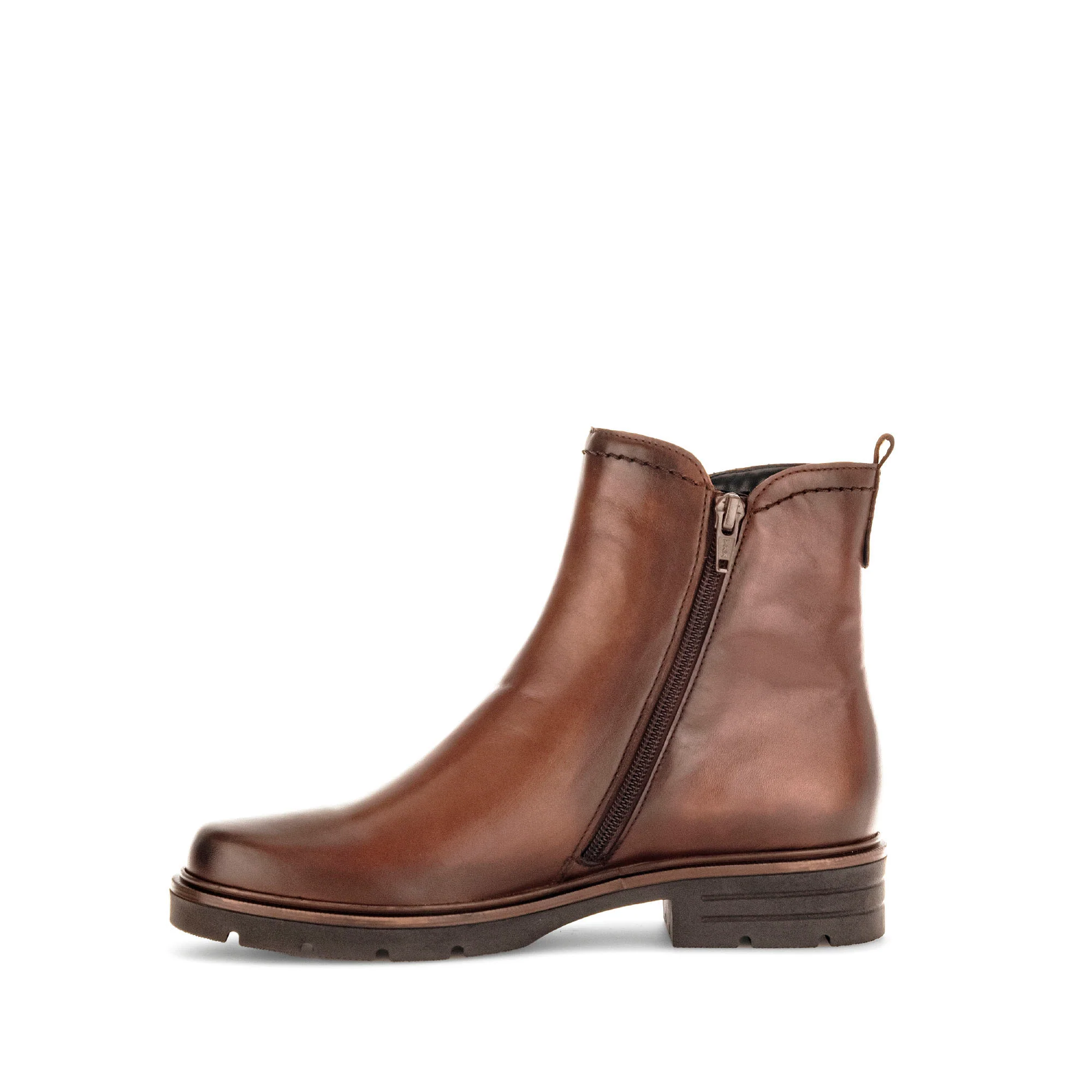 Bottines sattels en cuir lisse - Image 2