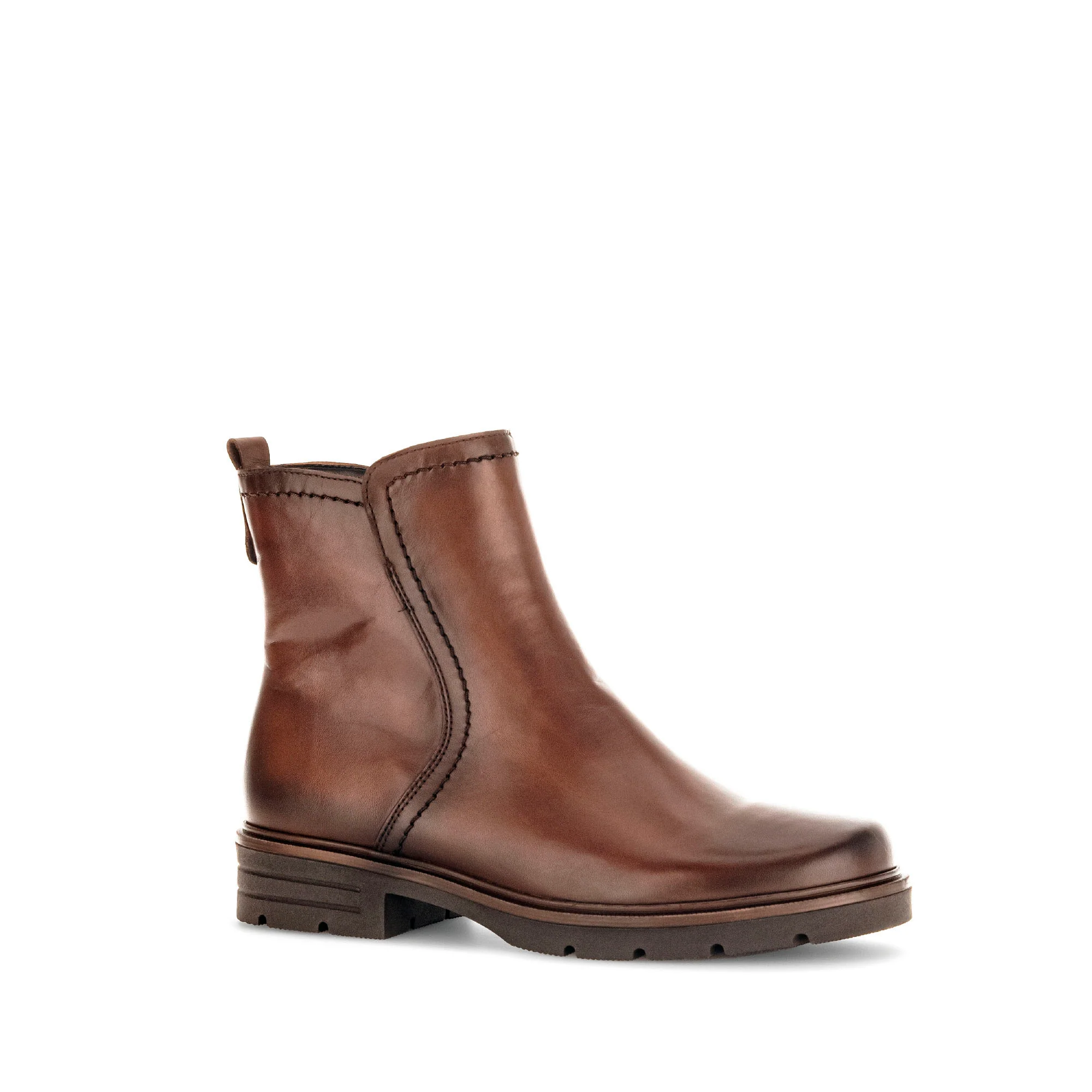 Bottines sattels en cuir lisse - Image 3