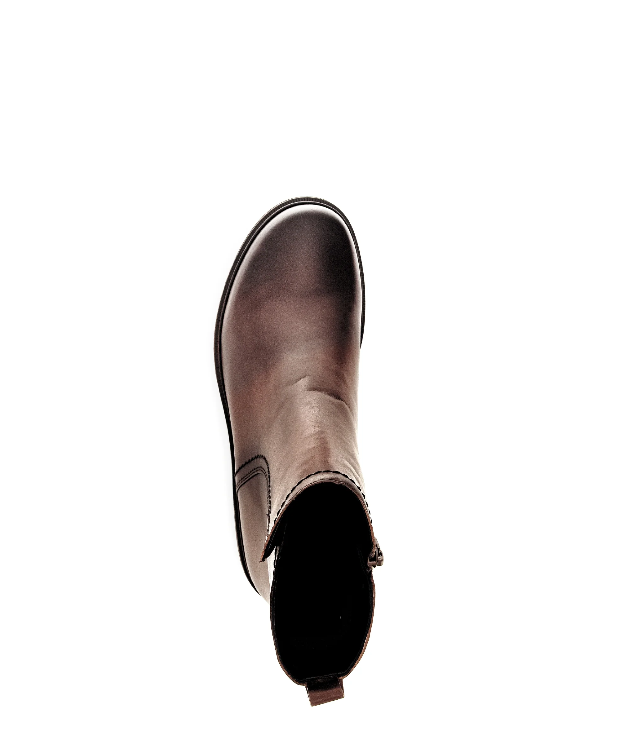 Bottines sattels en cuir lisse - Image 6
