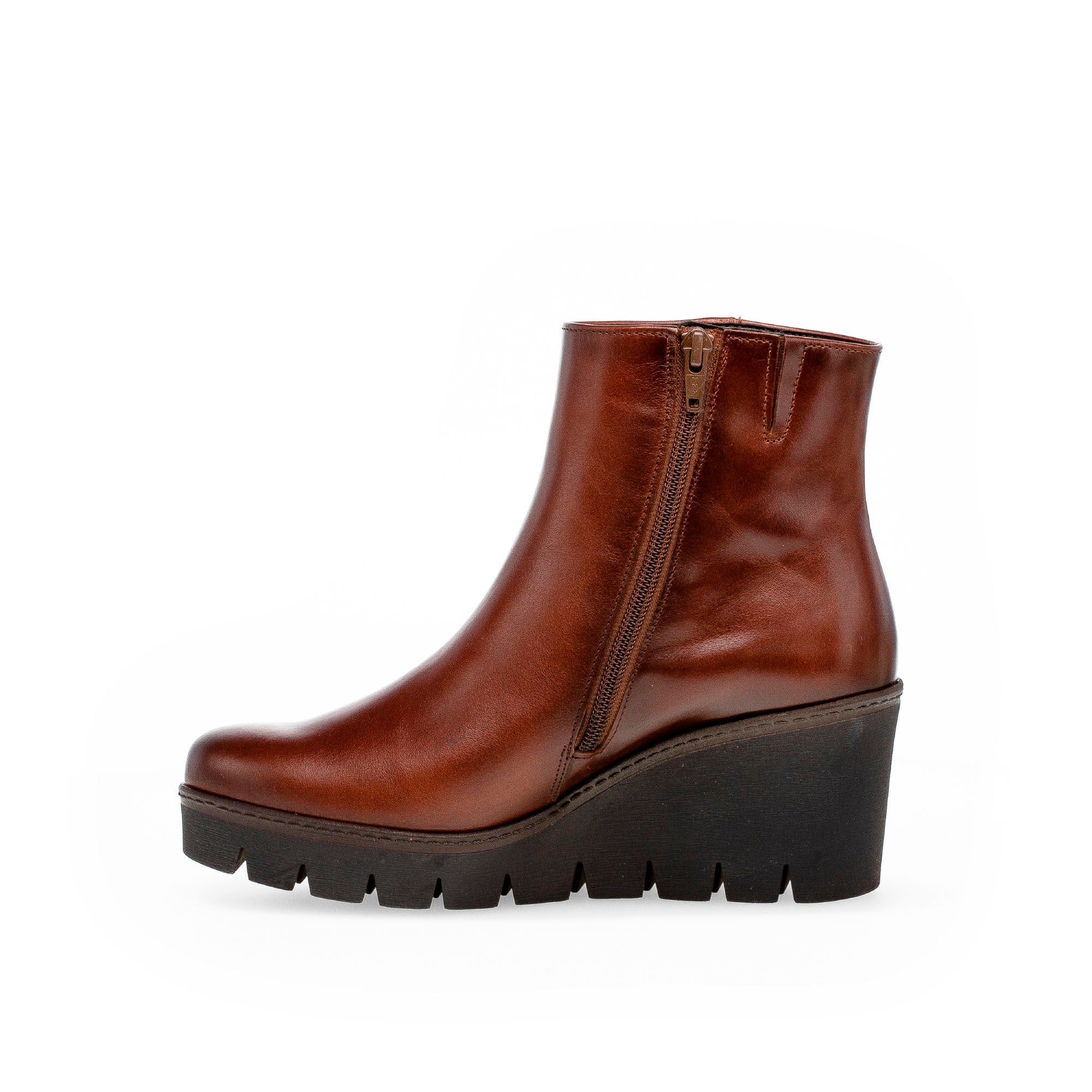 Bottines sattels en cuir lisse - Image 2