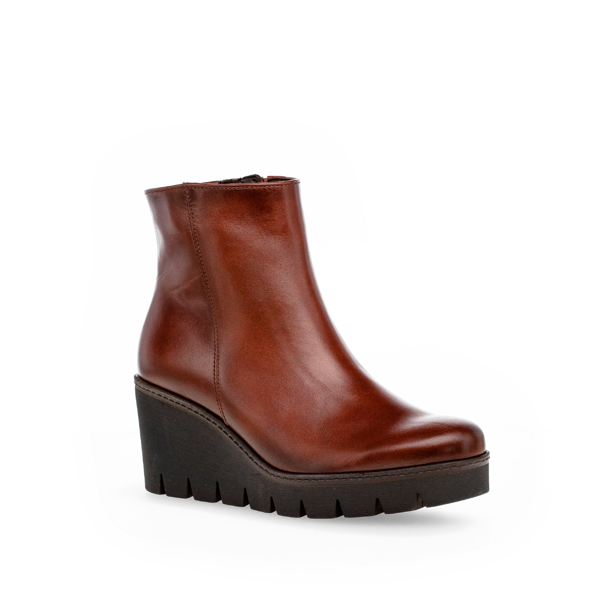 Bottines sattels en cuir lisse - Image 3