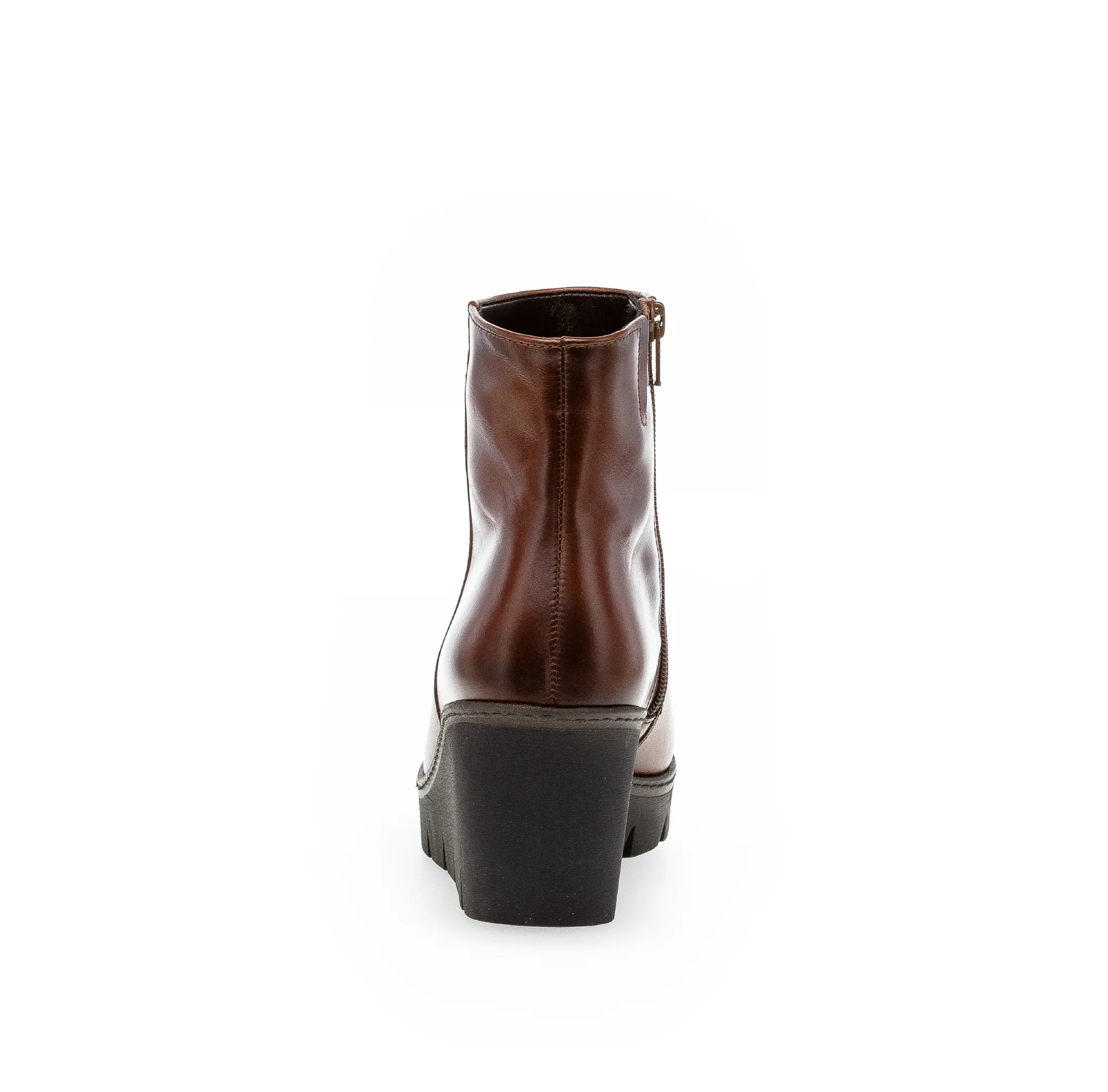 Bottines sattels en cuir lisse - Image 5