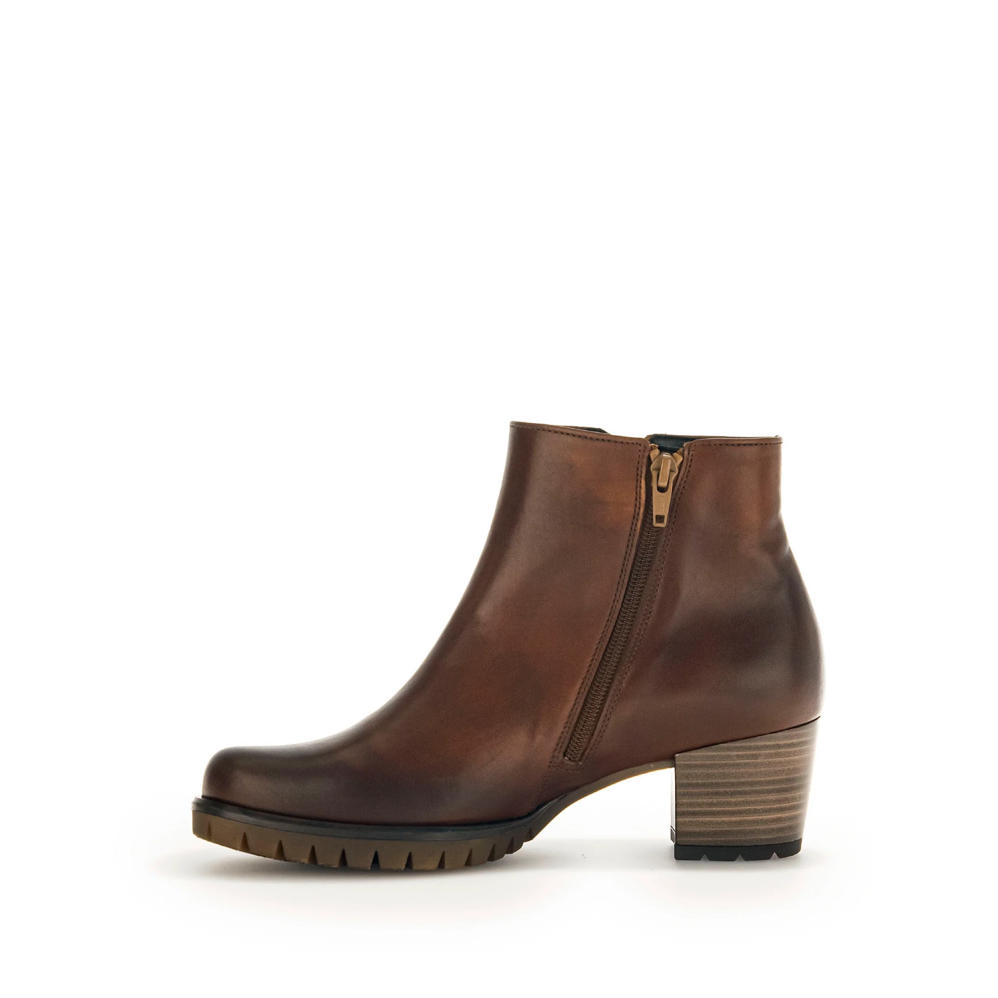 Bottines sattels en cuir lisse - Image 2