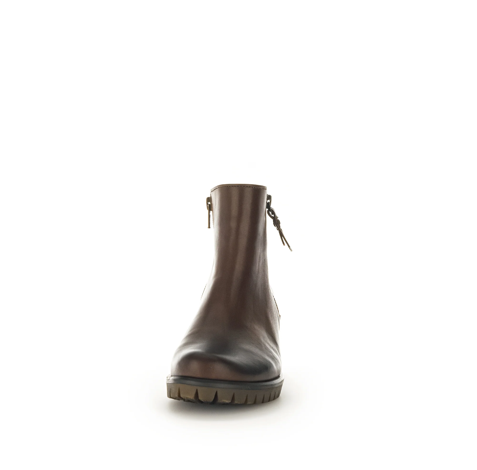Bottines sattels en cuir lisse - Image 4