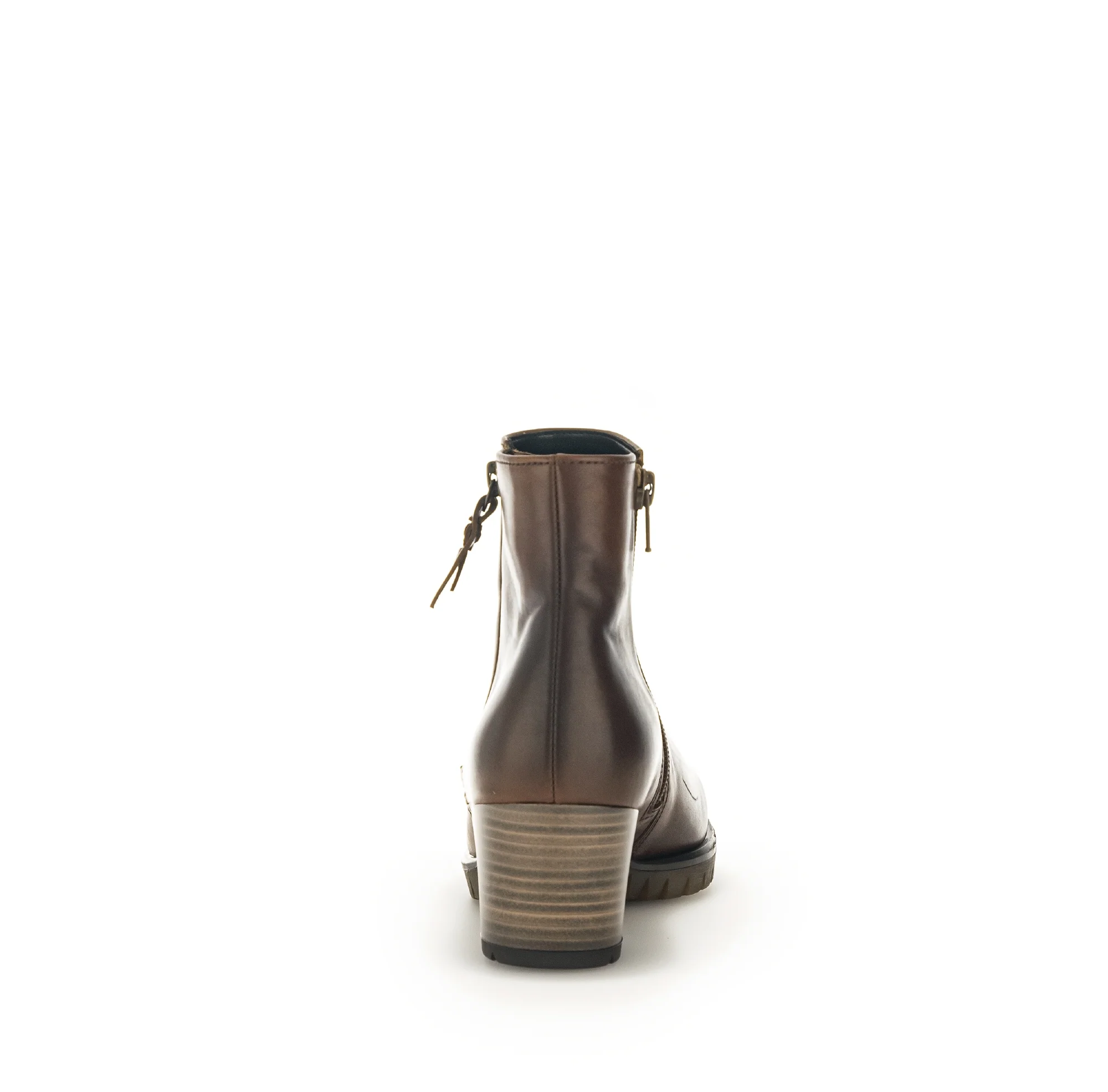 Bottines sattels en cuir lisse - Image 5