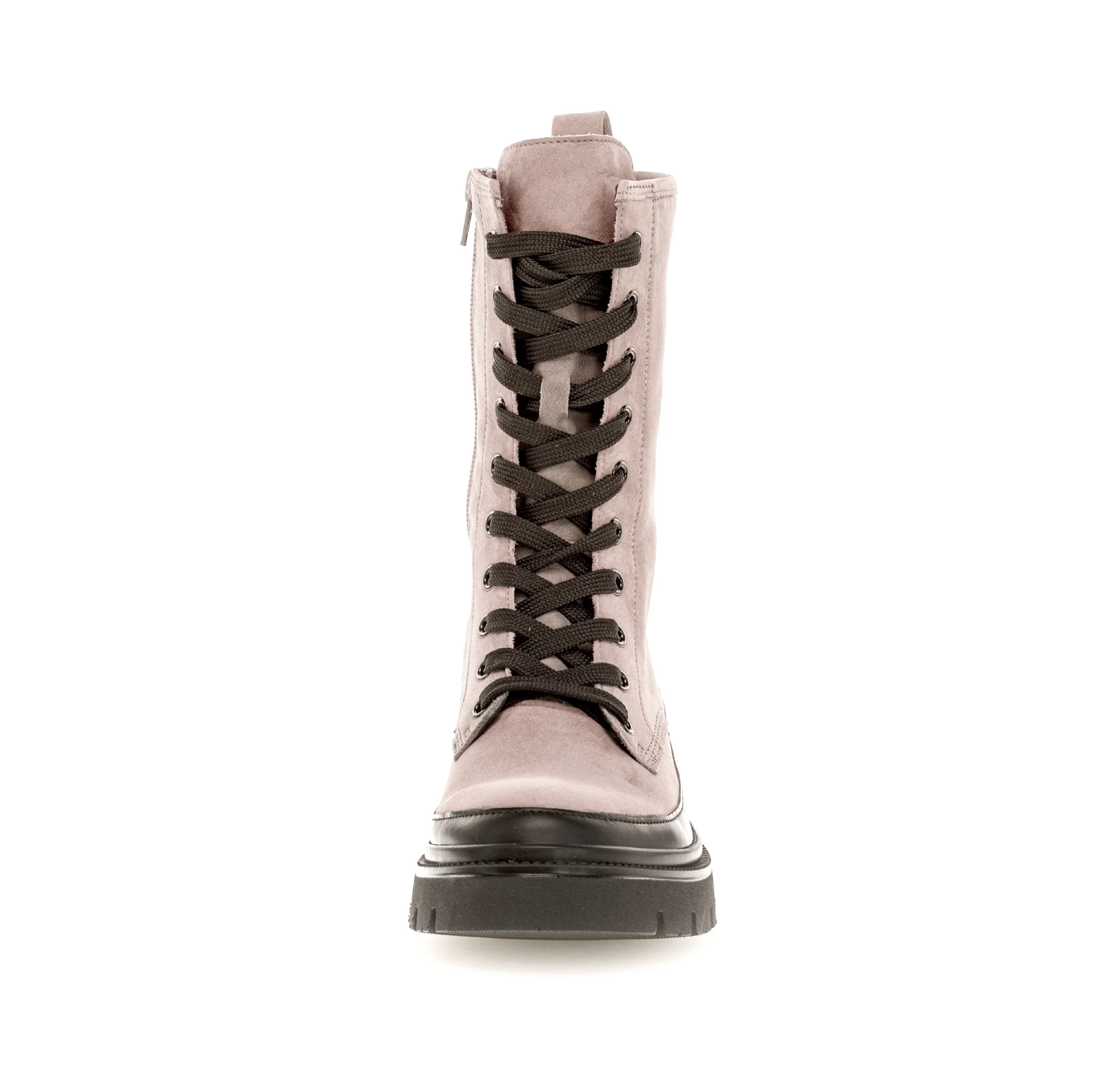 Bottines taupe en suède - Image 5