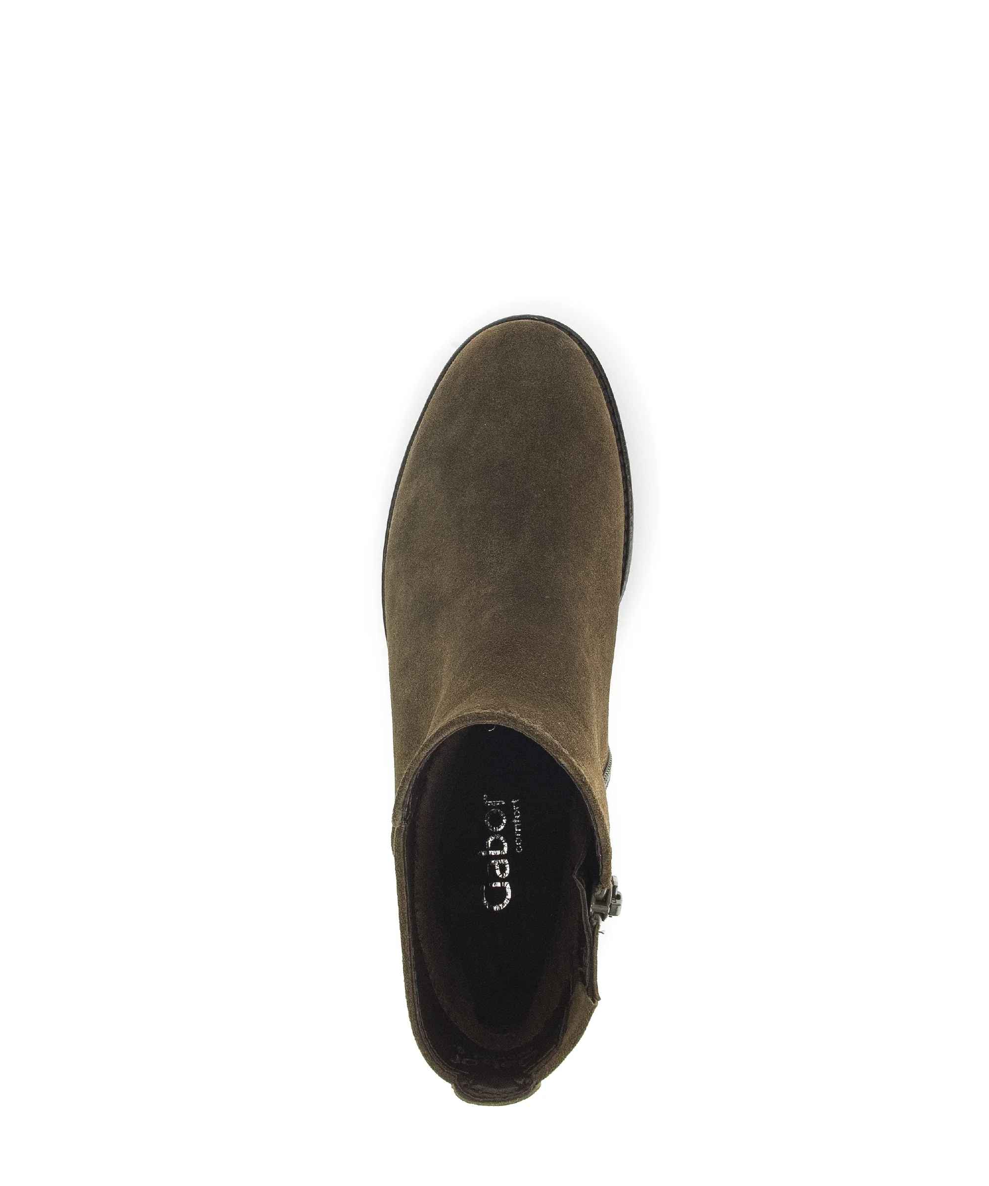 Bottines vertes en cuir velours - Image 6