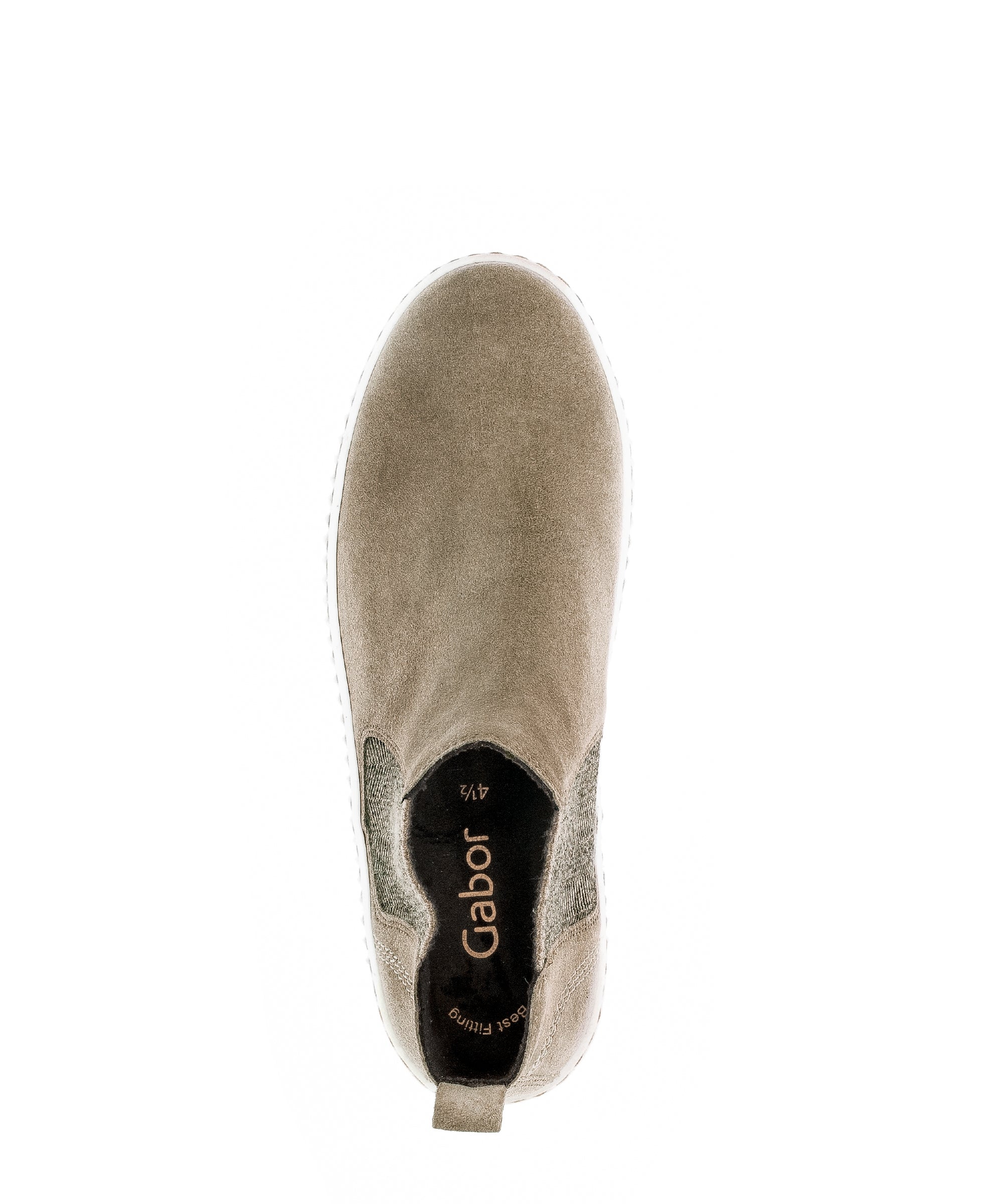 Bottines vertes en velours - Image 6
