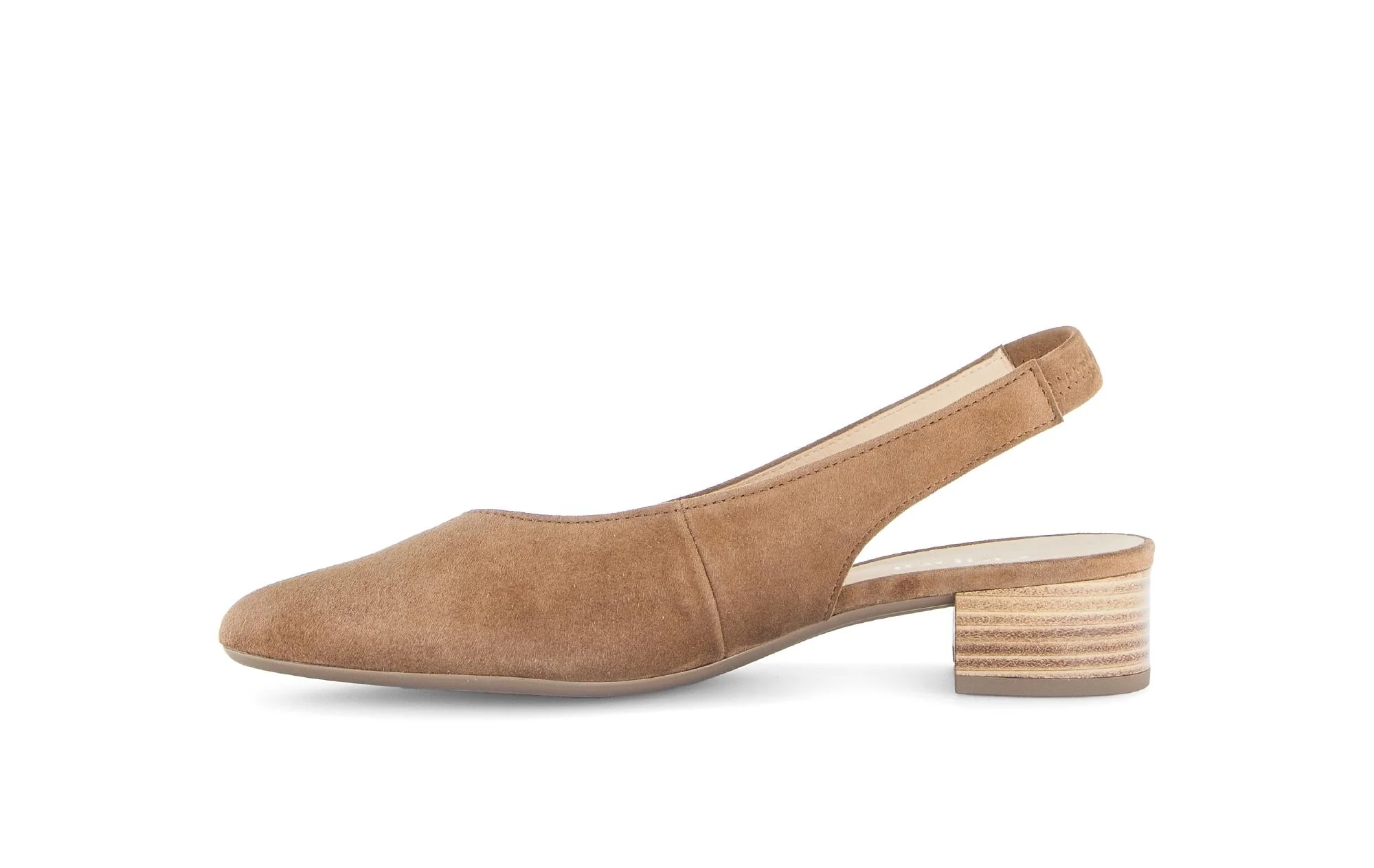 Escarpins Brides arrière marron en Nubuck - Image 2