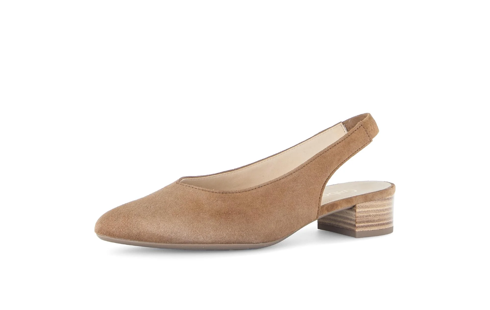 Escarpins Brides arrière marron en Nubuck - Image 6
