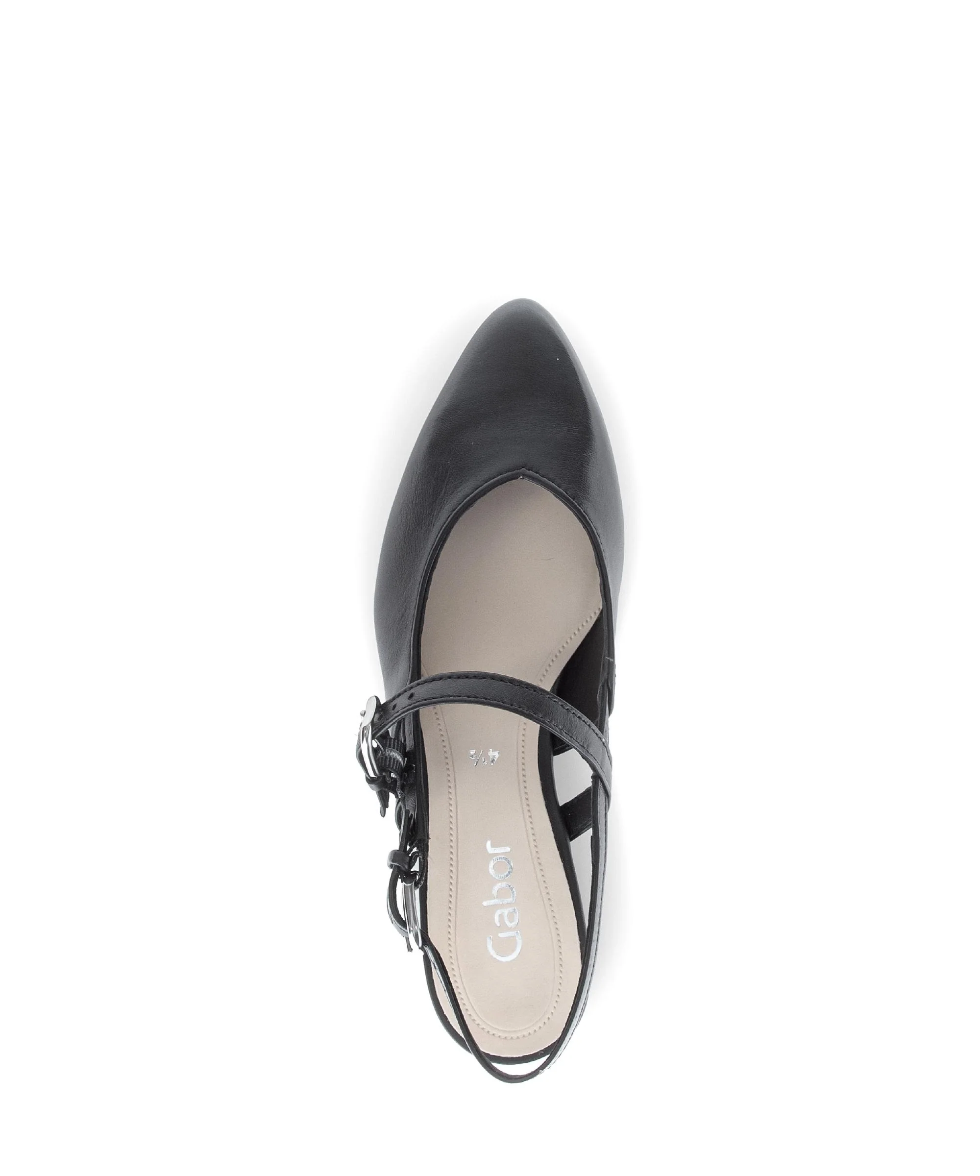 Brides arrière noires en cuir - Image 3