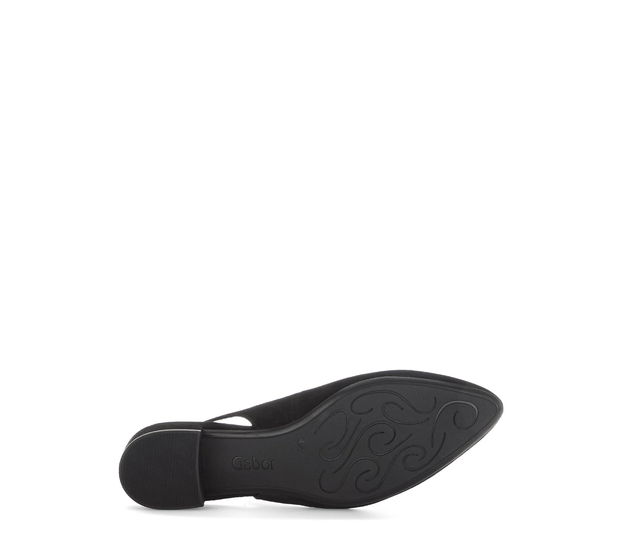 Escarpins Brides arrière noires en Nubuck - Image 7