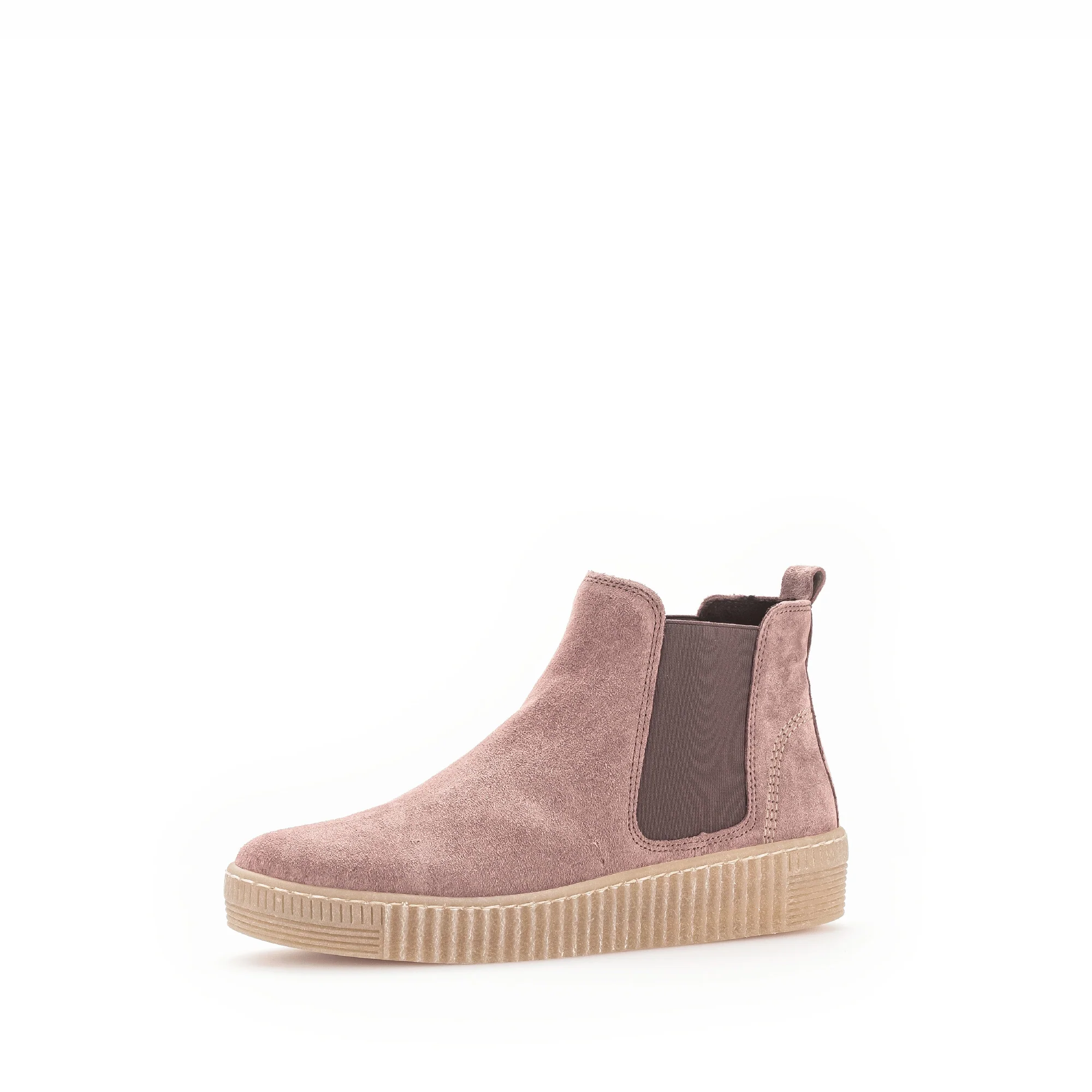Chelsea Boots rose en velours - Image 3