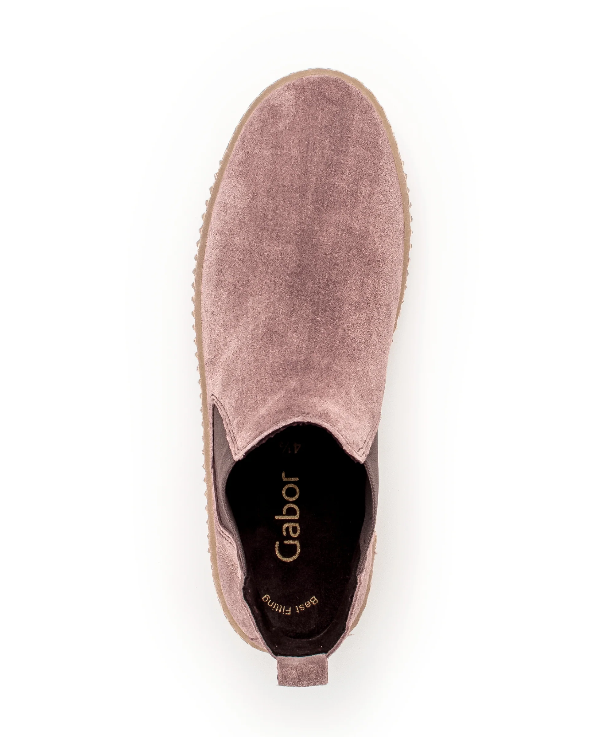 Chelsea Boots rose en velours - Image 4