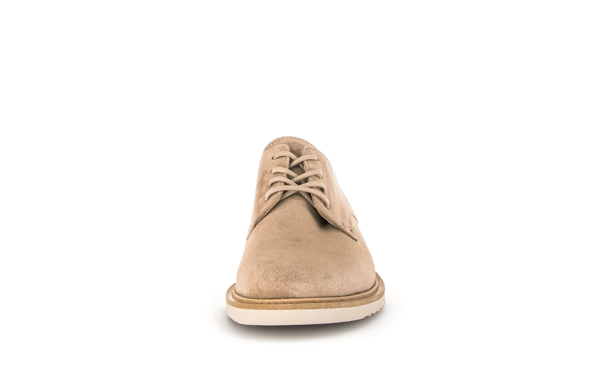 Derbies beiges en velours - Image 5