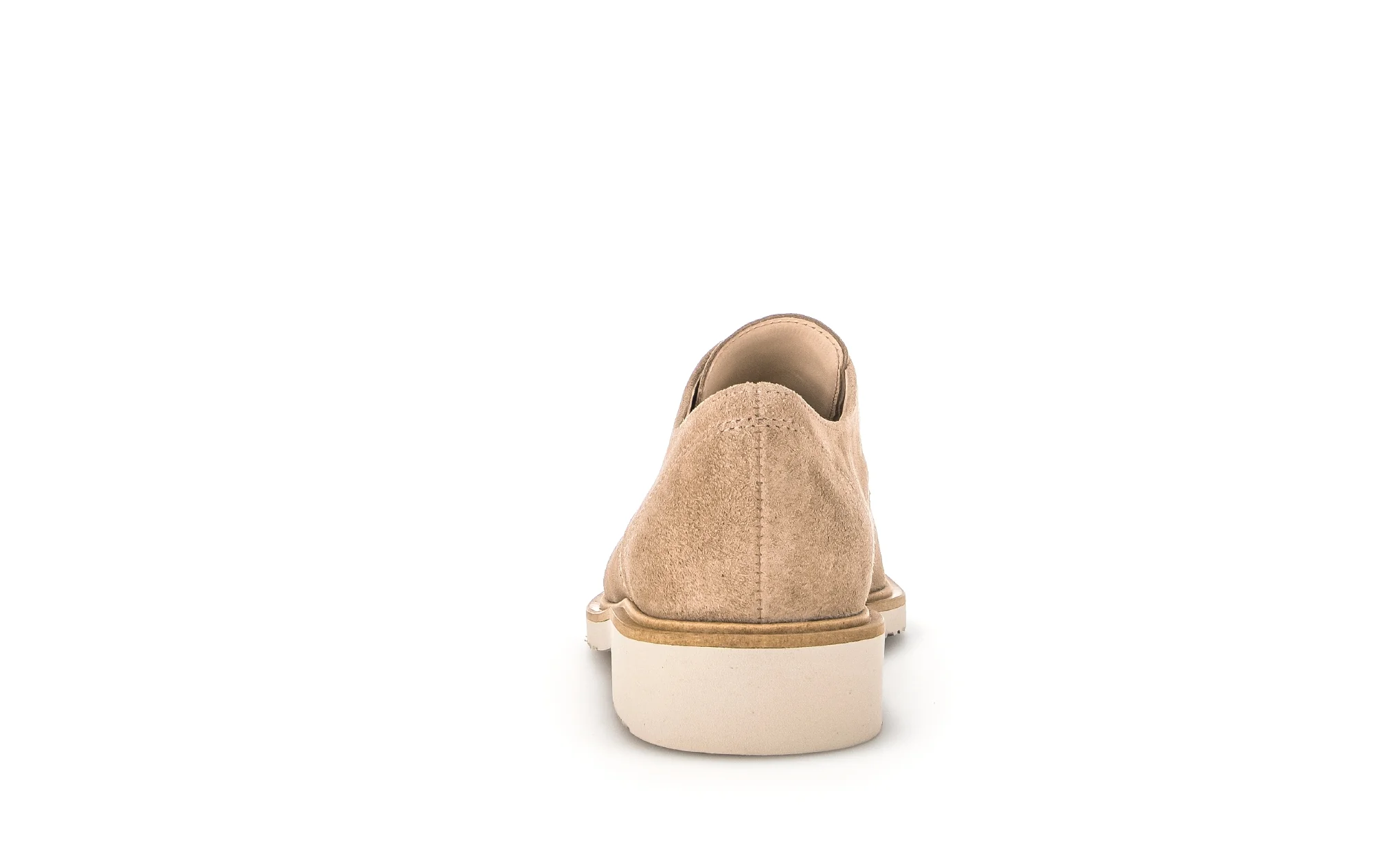 Derbies beiges en velours - Image 6