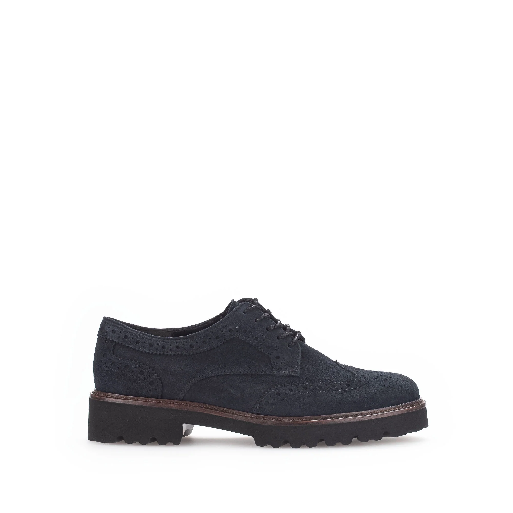 Derbies marine en cuir