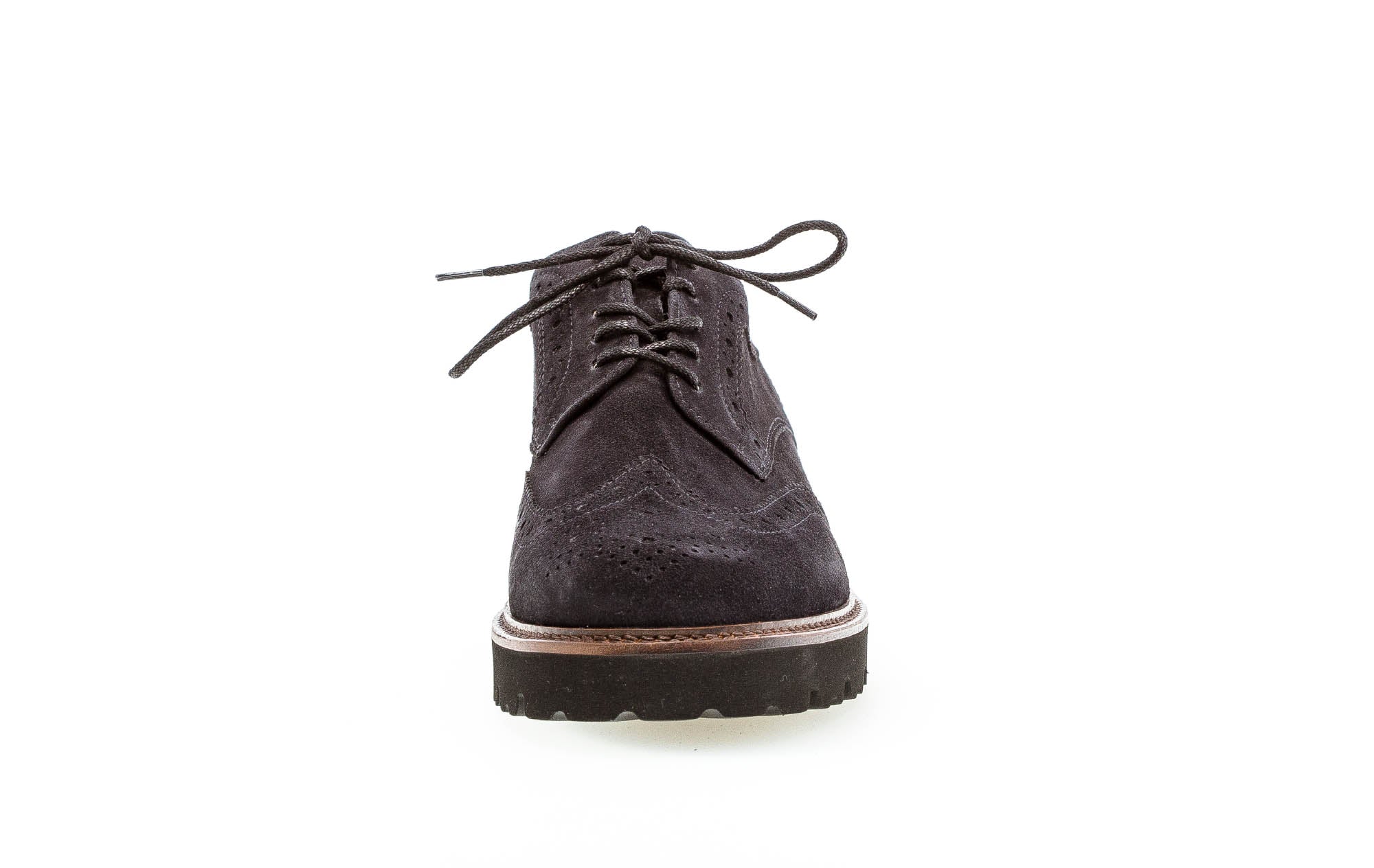 Derbies marine en cuir - Image 3
