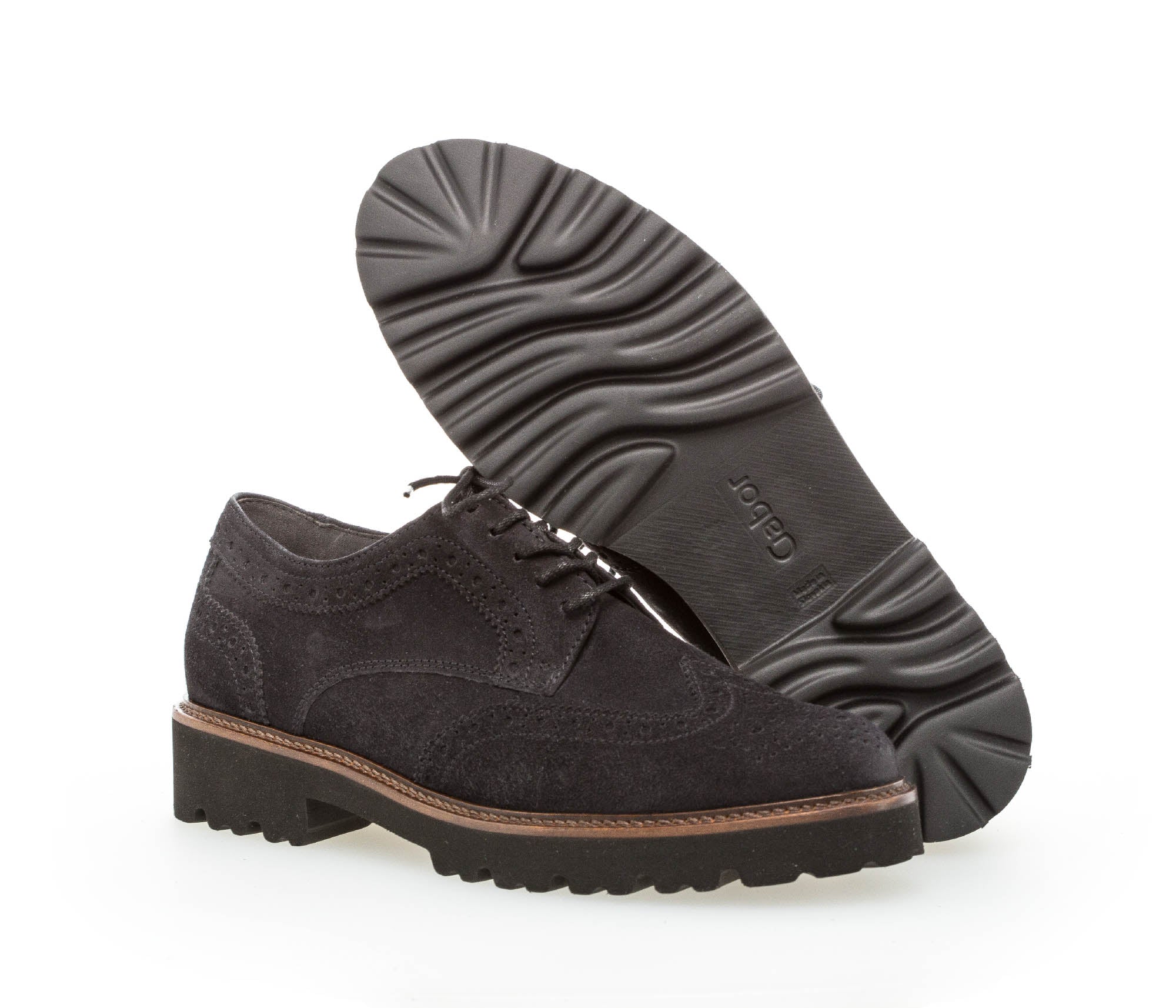 Derbies marine en cuir - Image 6