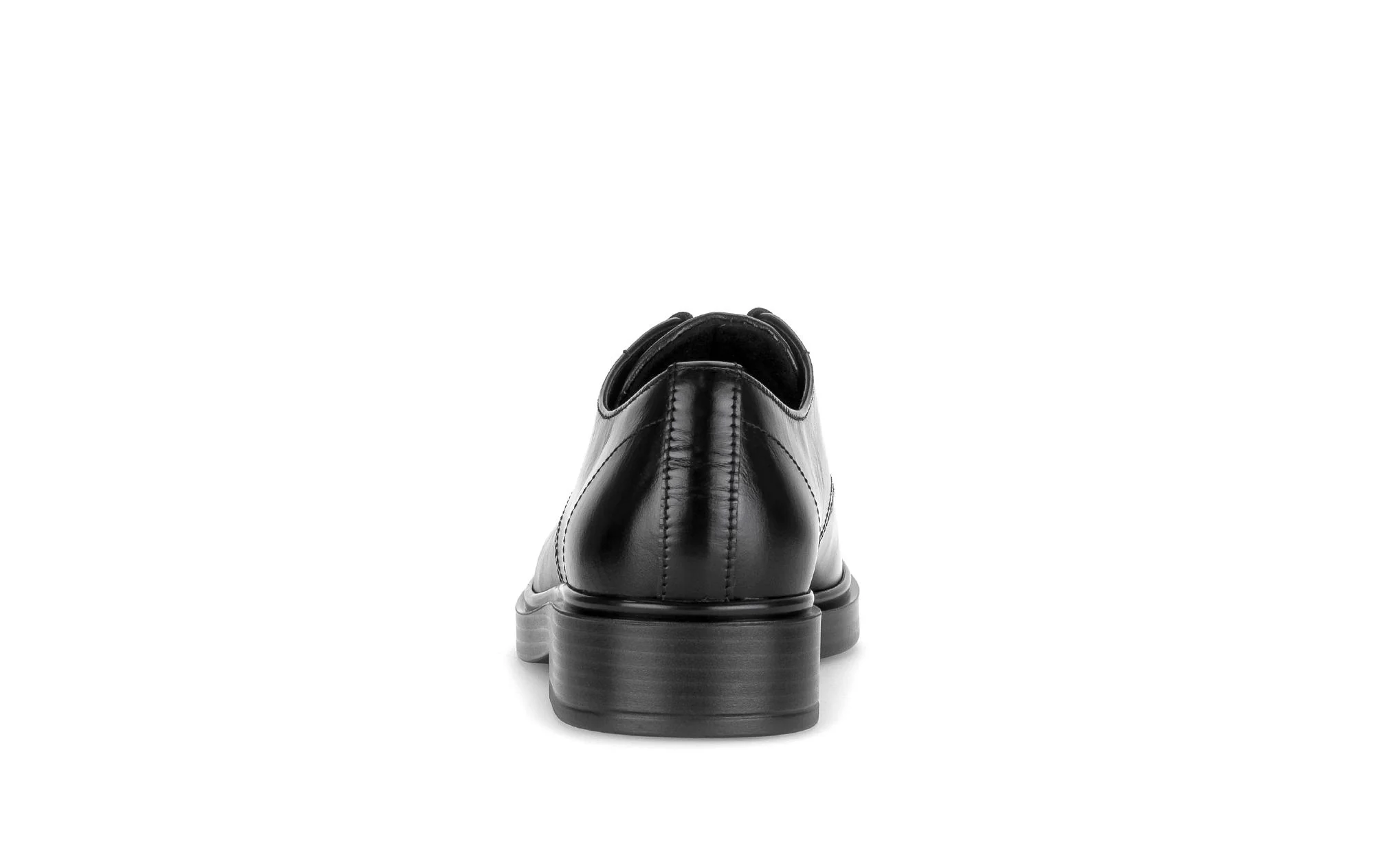 Derbies noires en cuir lisse - Image 4