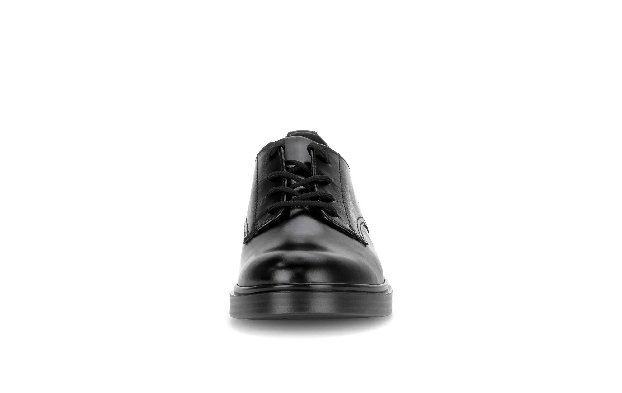 Derbies noires en cuir lisse - Image 5