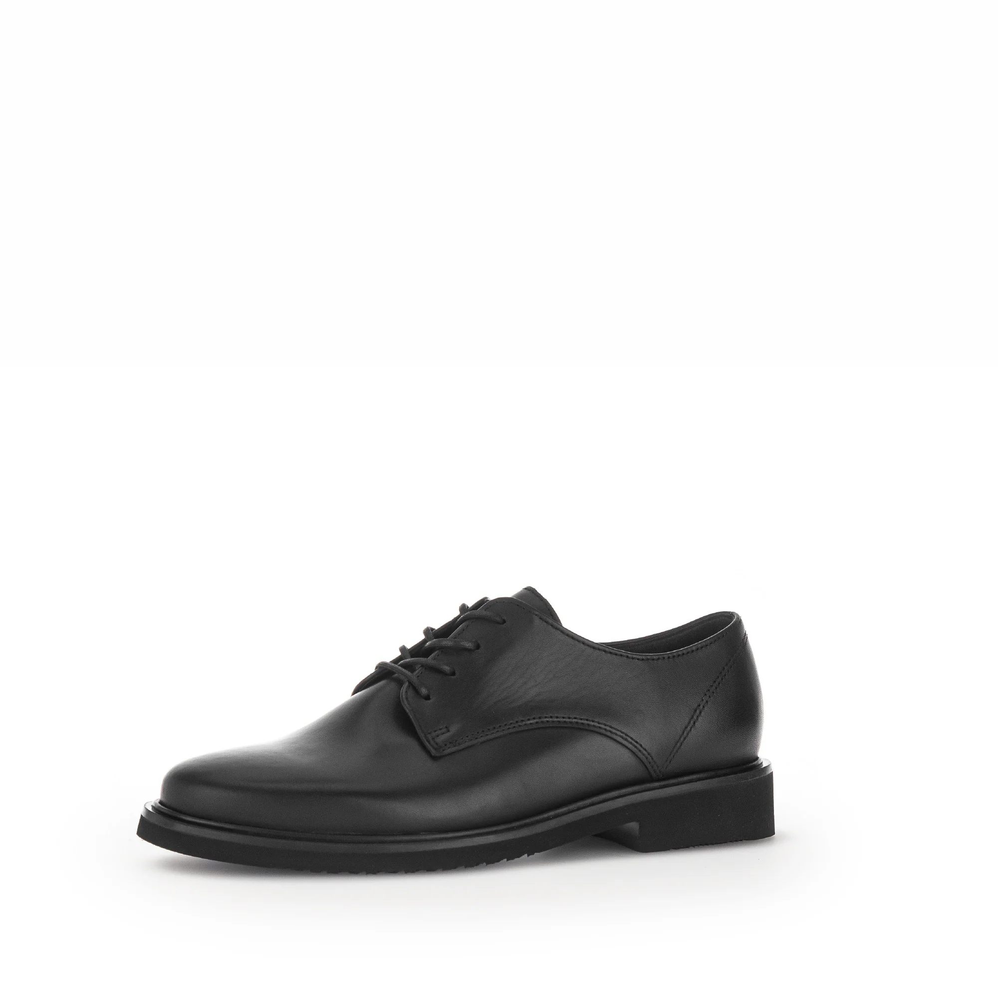 Derbies noirs en cuir lisse - Image 3