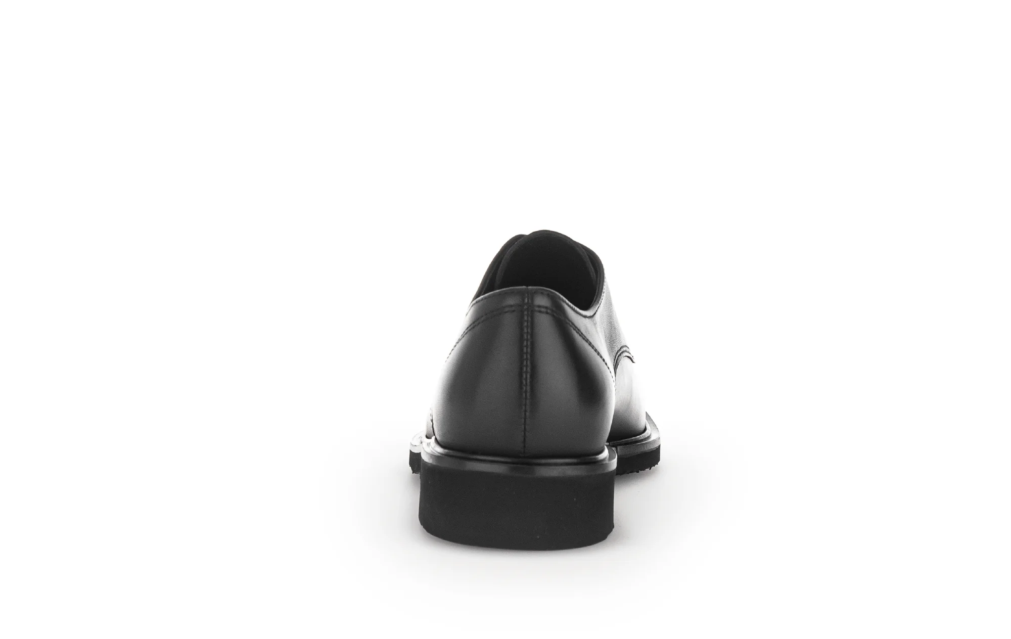 Derbies noirs en cuir lisse - Image 6