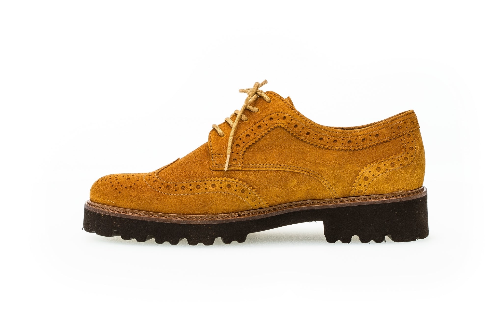 Derbies ville cognac en velours - Image 2