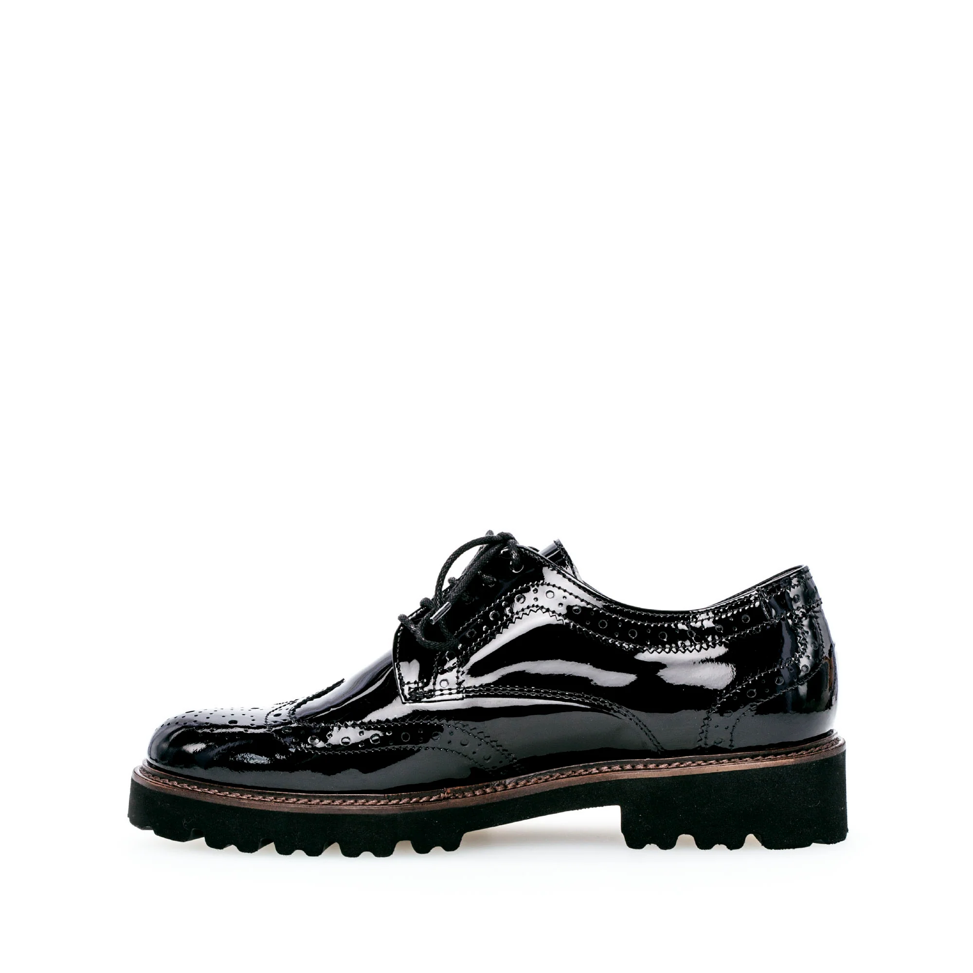 Derbies noires en cuir vernis - Image 2