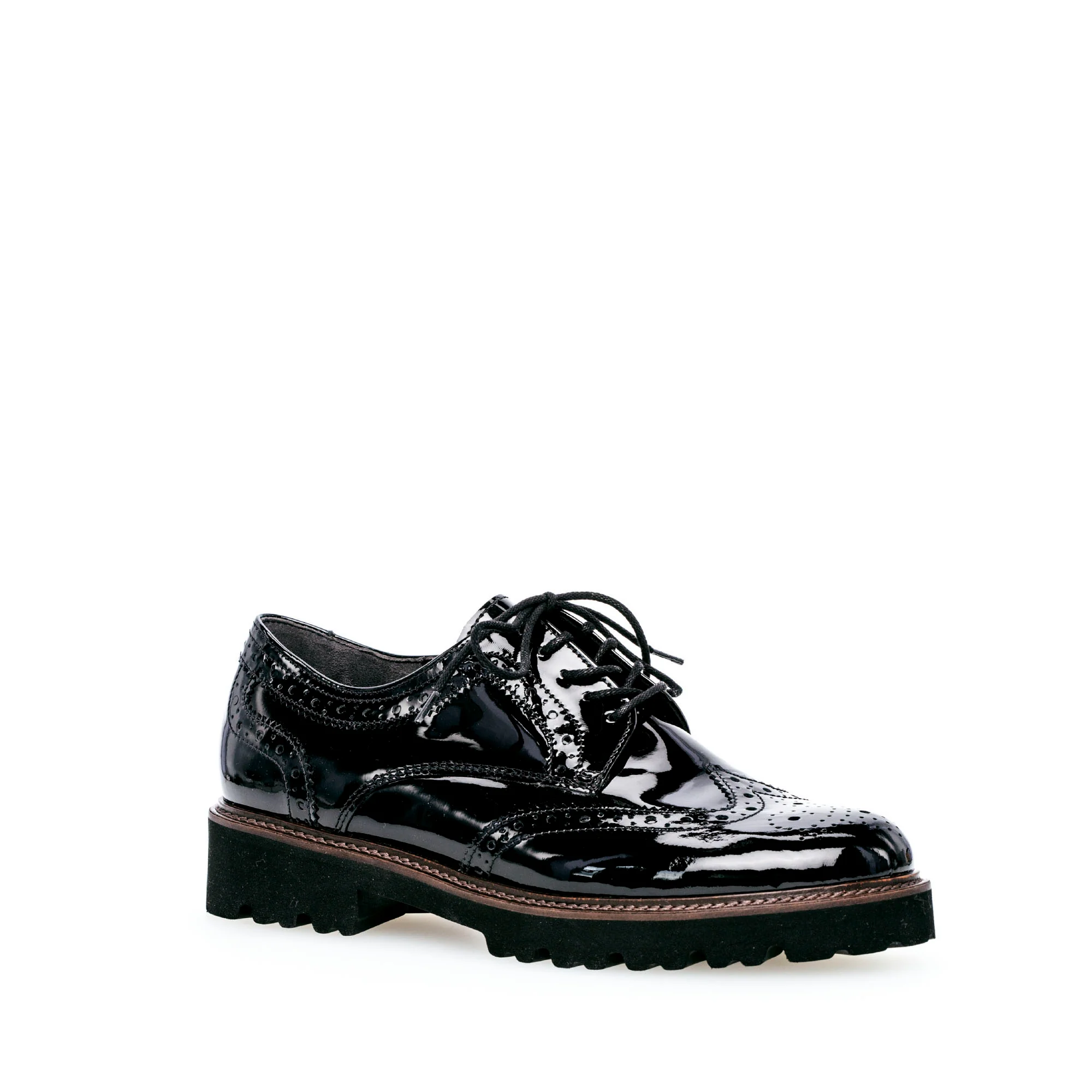 Derbies noires en cuir vernis - Image 3