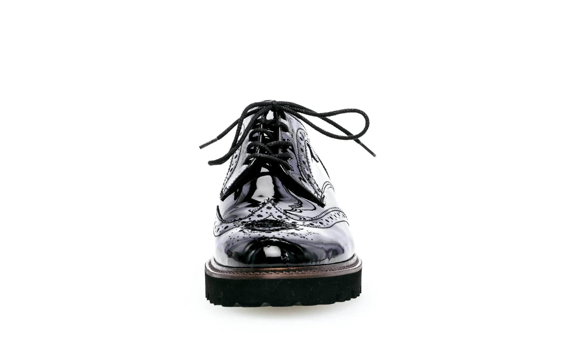 Derbies noires en cuir vernis - Image 4