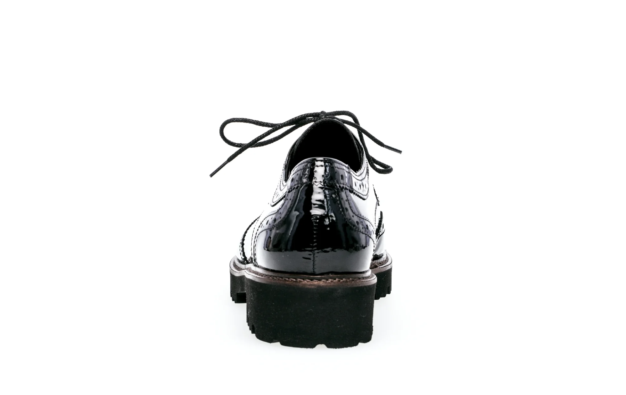 Derbies noires en cuir vernis - Image 5