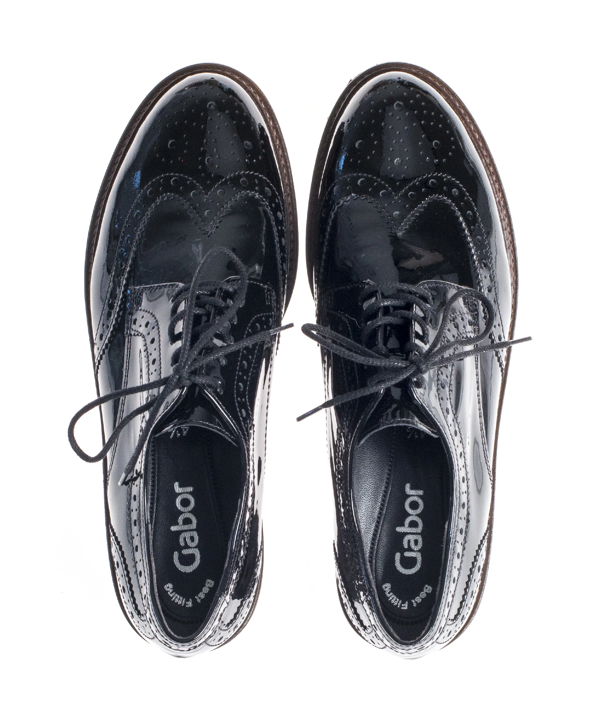 Derbies noires en cuir vernis - Image 6