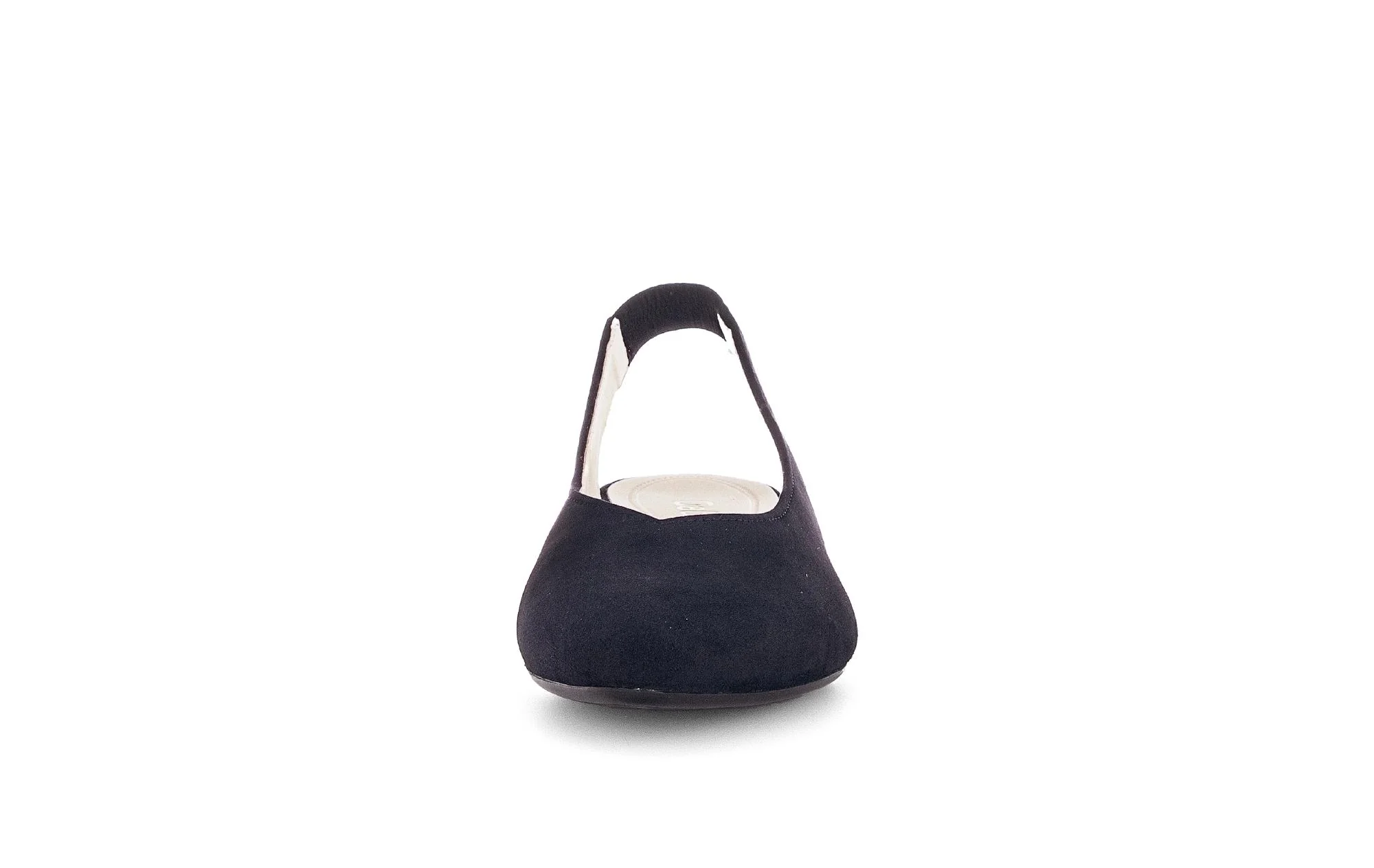 Escarpins à bride arrière bleu marine en Nubuck - Image 5