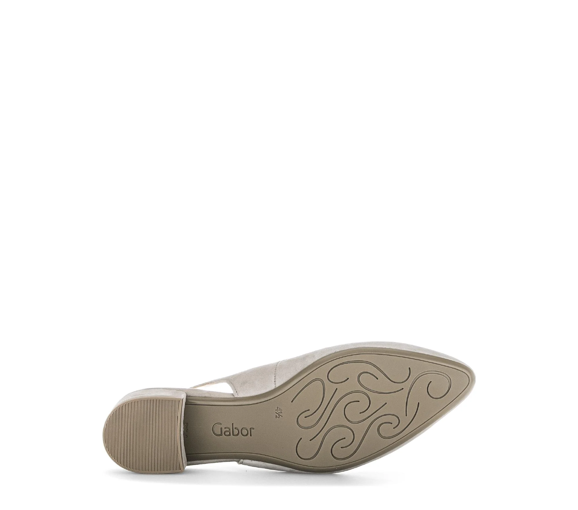 Escarpins à bride arrière beiges en Nubuck - Image 7