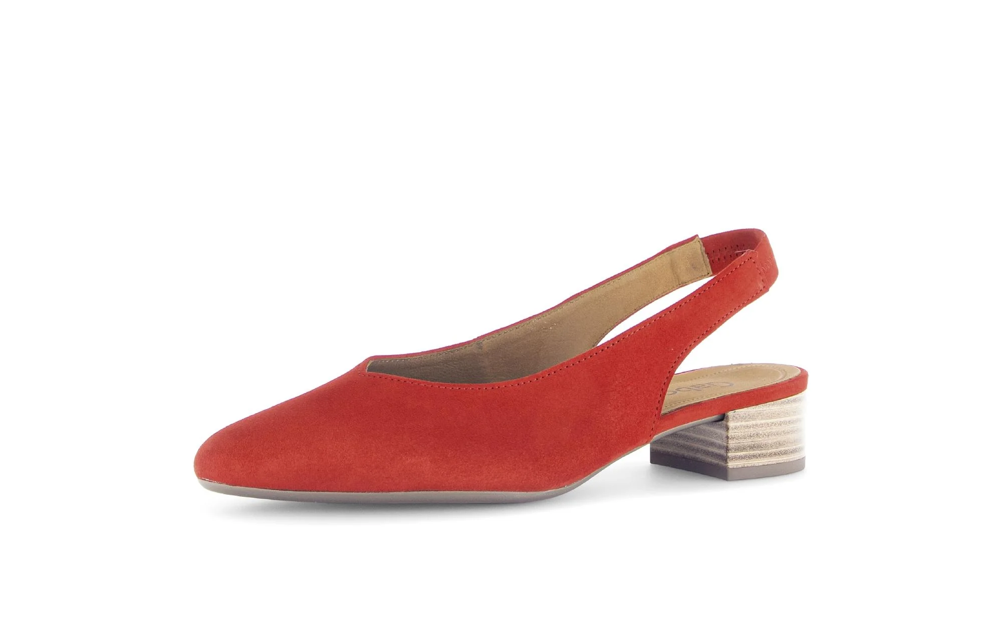 Escarpins à bride arrière rouges en Nubuck - Image 6