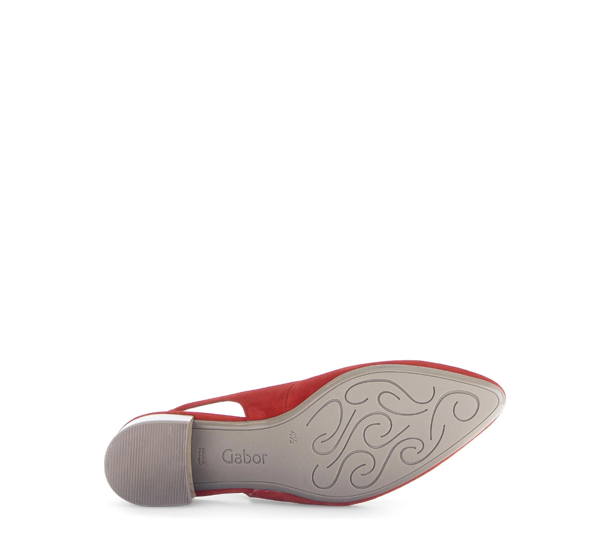 Escarpins à bride arrière rouges en Nubuck - Image 7