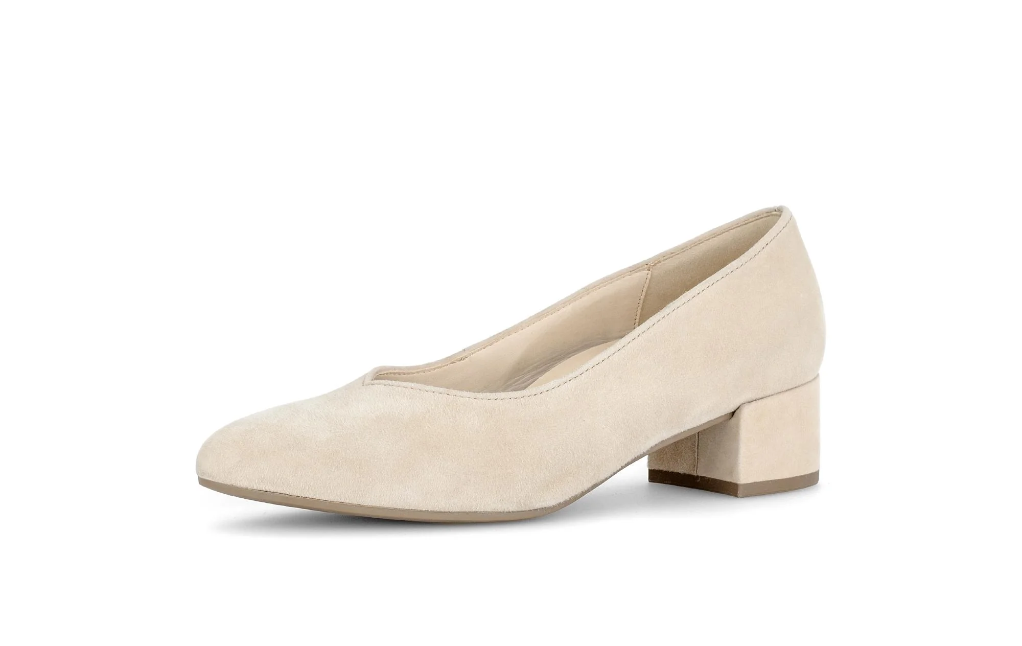 Escarpins beiges en nubuck - Image 6