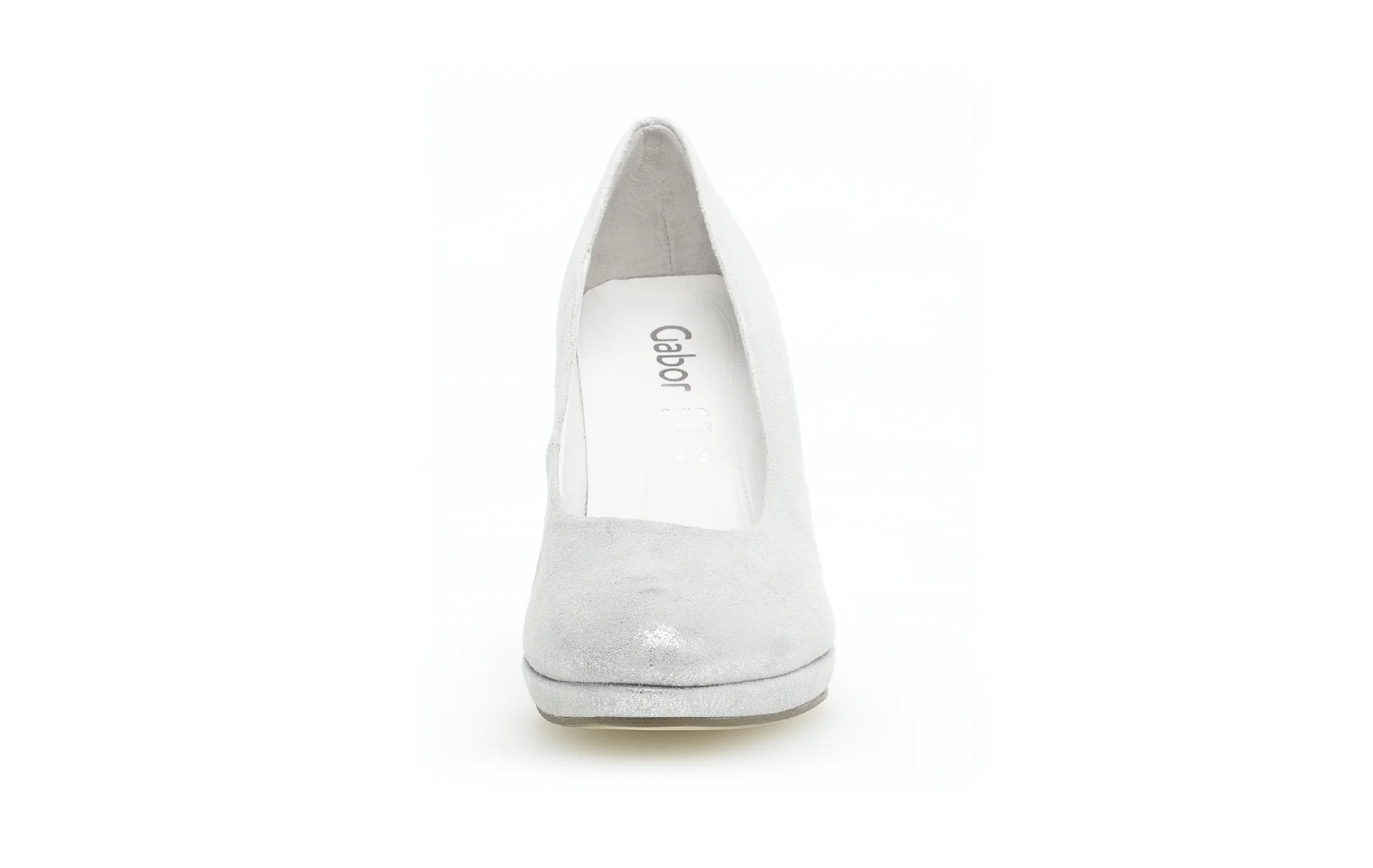 Escarpins blancs en cuir - Image 3