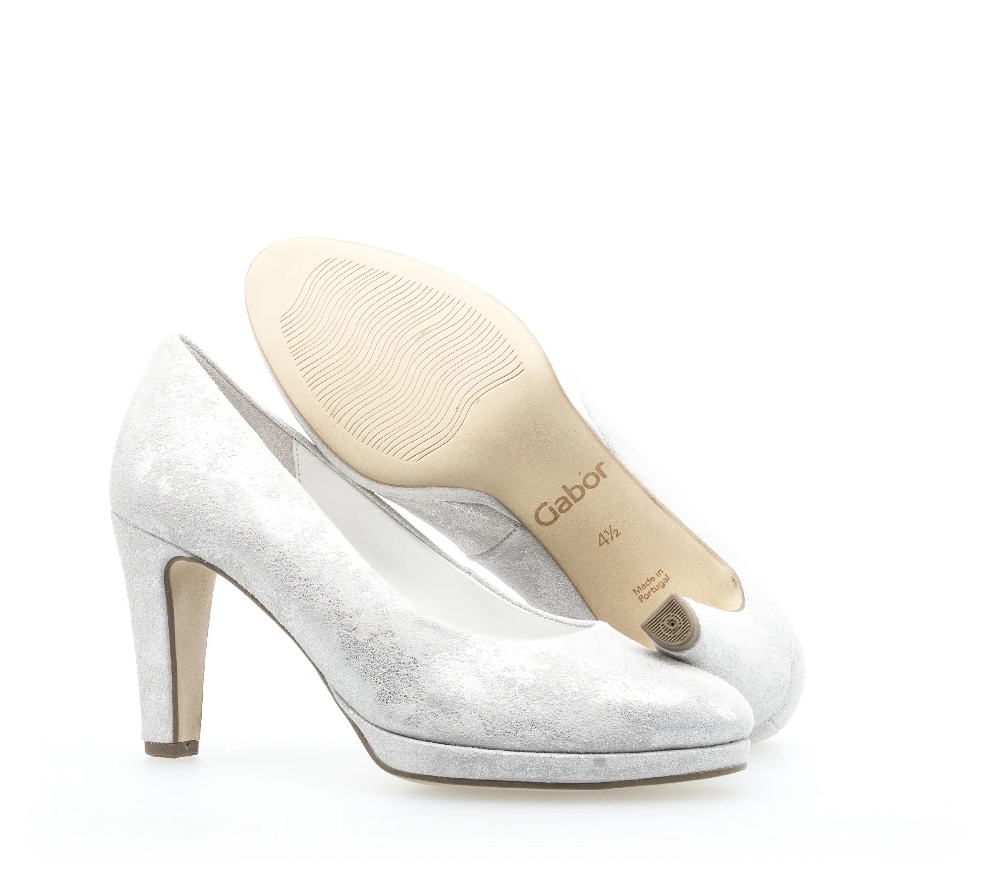 Escarpins blancs en cuir - Image 5