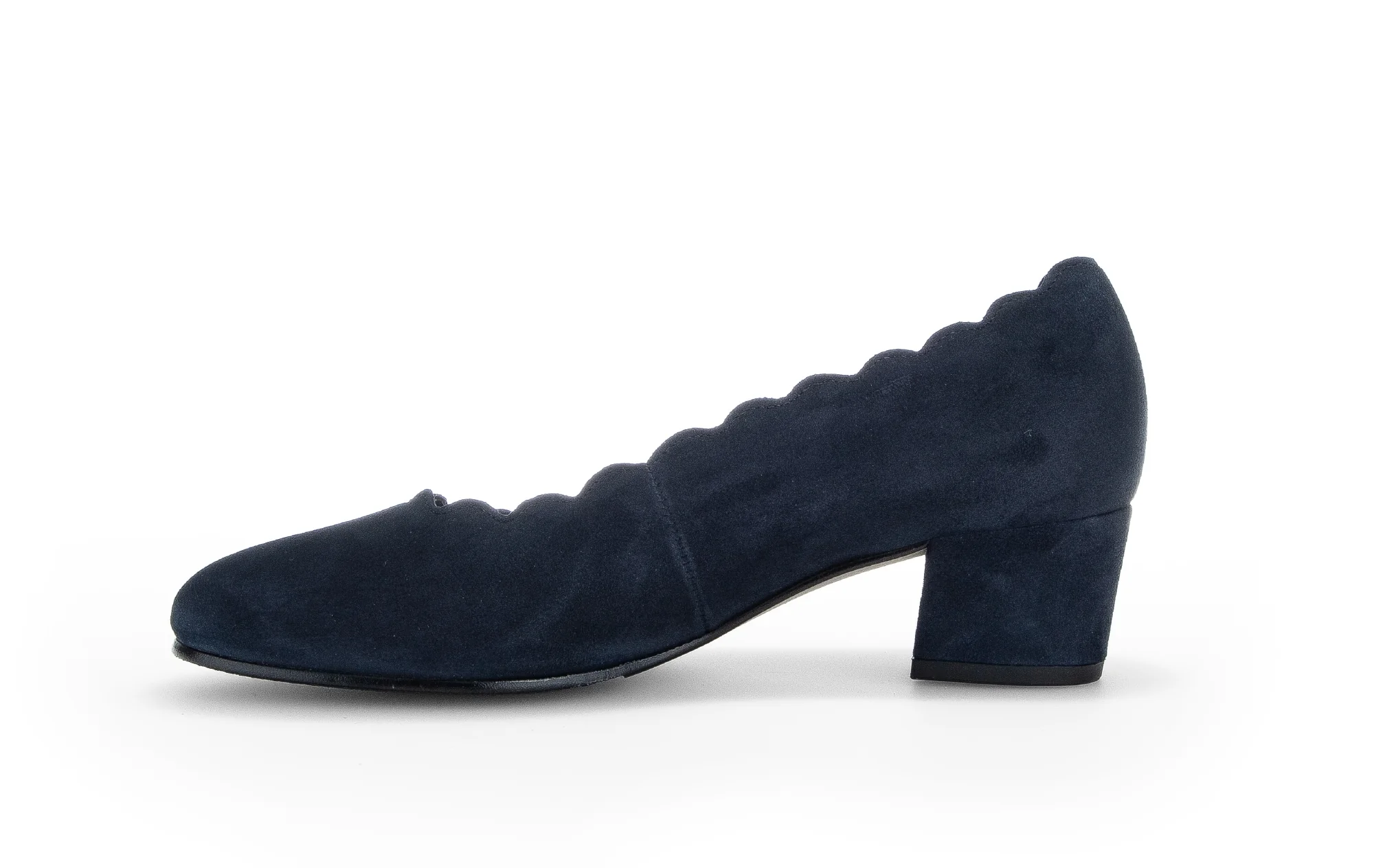 Escarpins bleus en cuir - Image 2