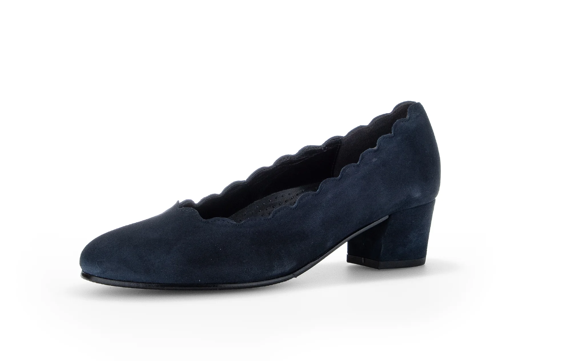 Escarpins bleus en cuir - Image 6