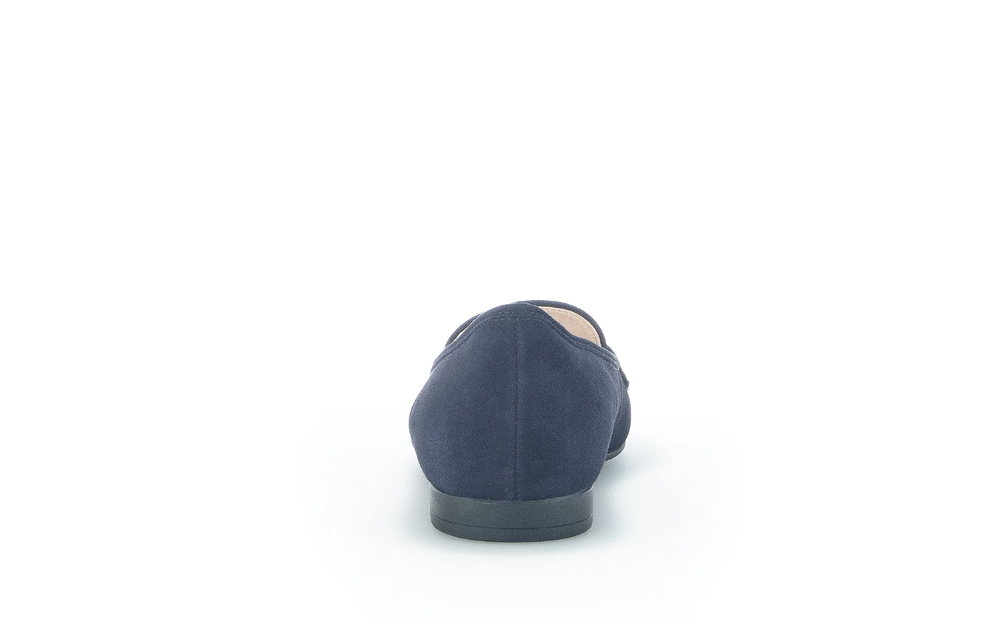 Mocassins bleus en cuir - Image 2