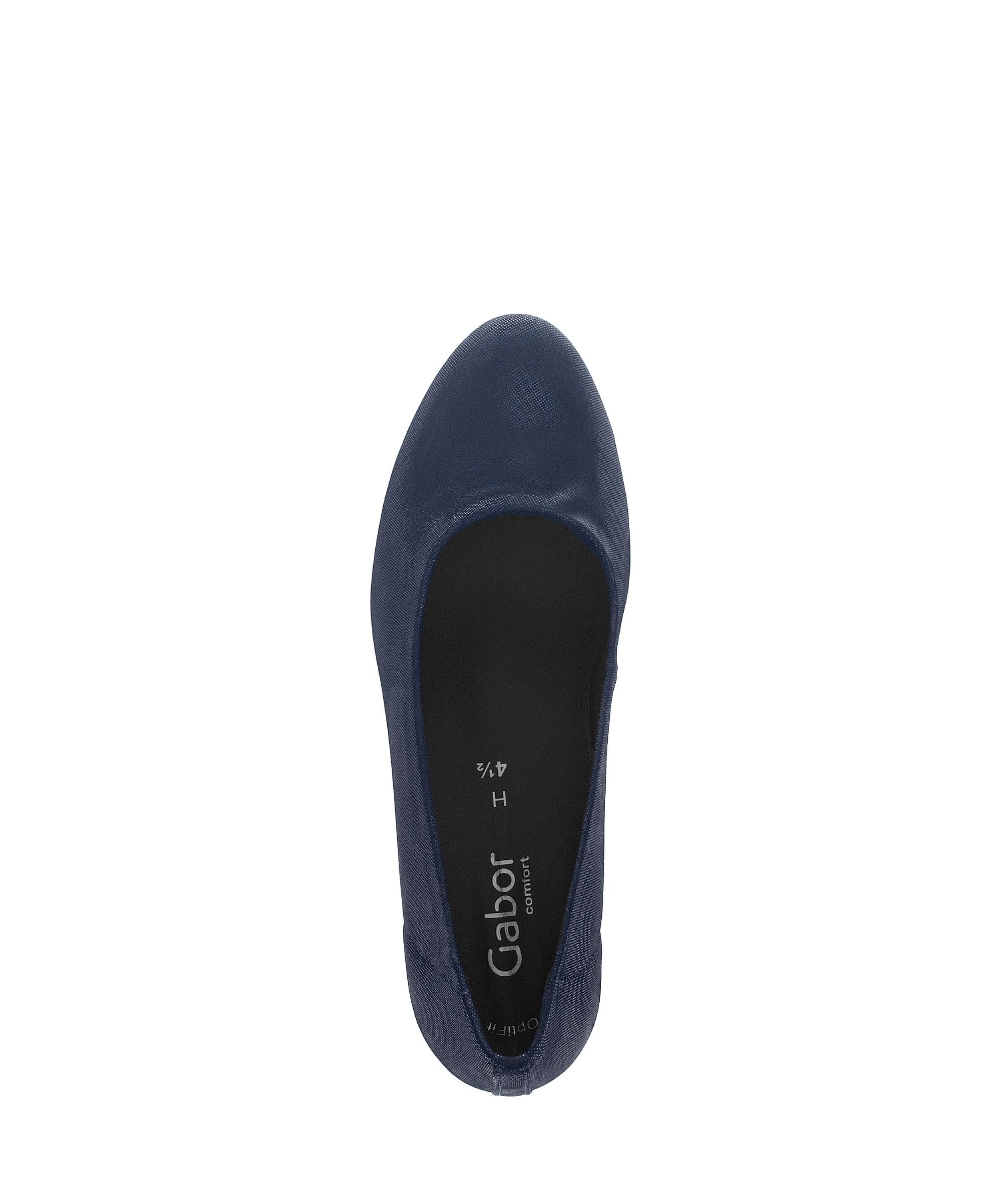 Escarpins bleus en cuir - Image 3