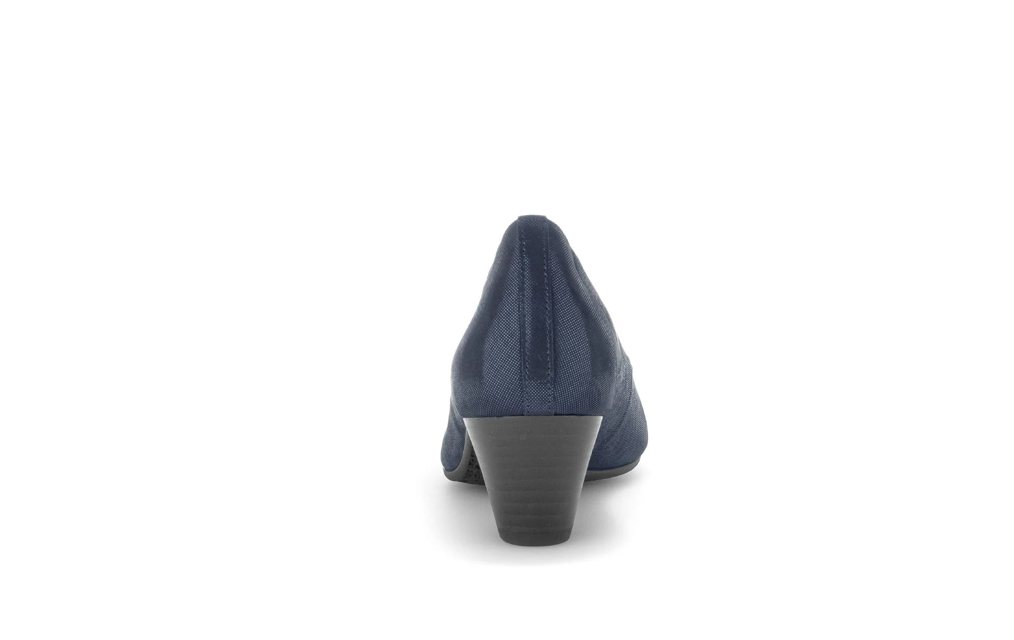 Escarpins bleus en cuir - Image 4