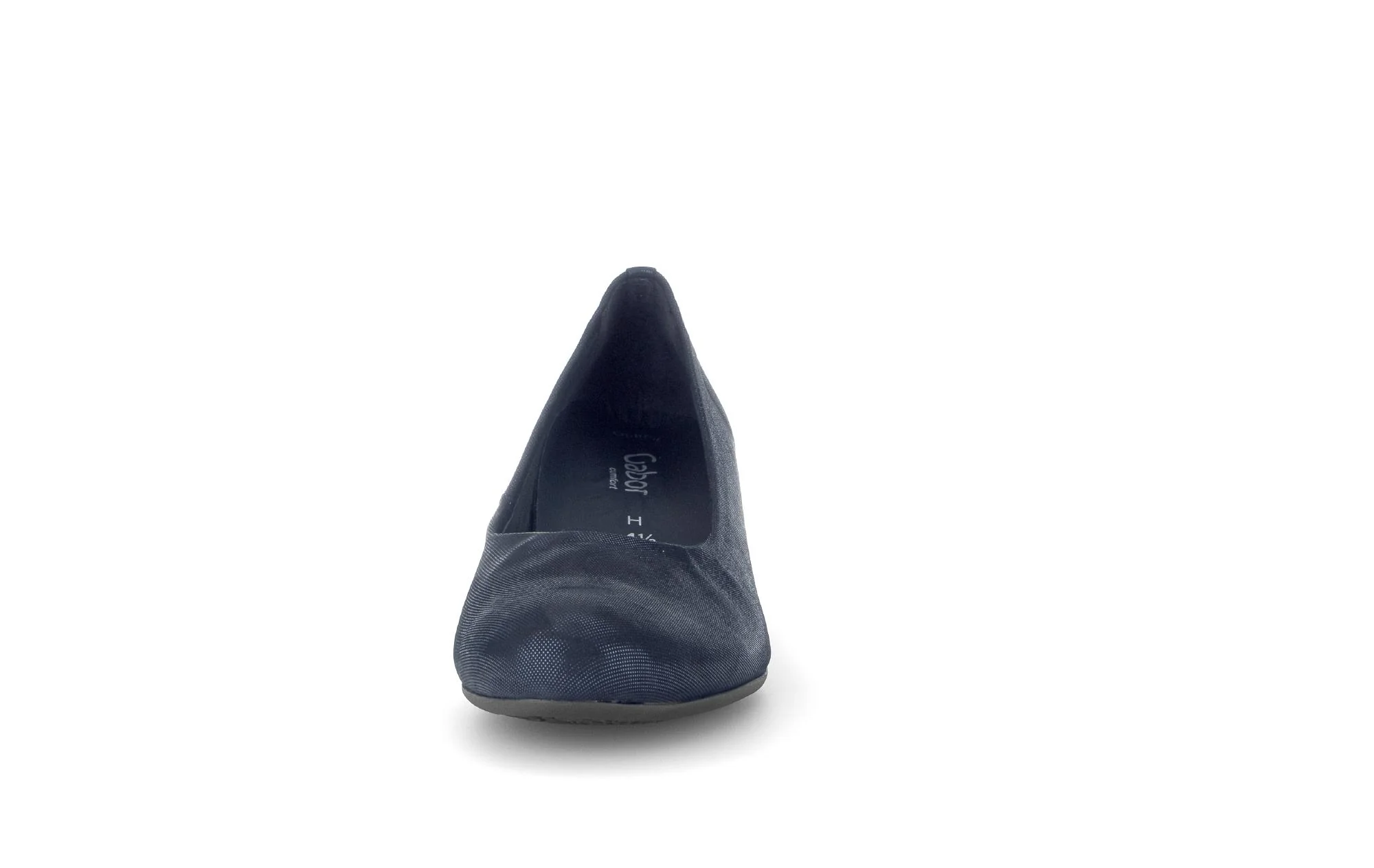 Escarpins bleus en cuir - Image 5