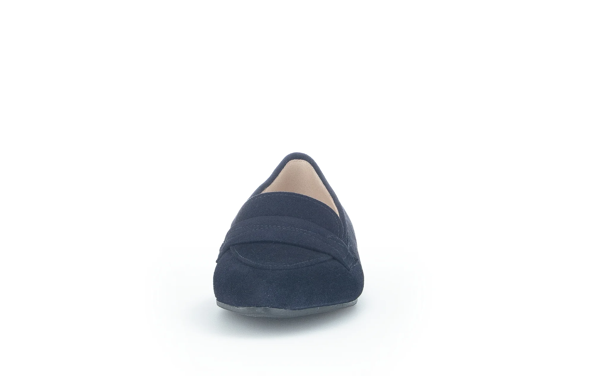 Mocassins bleus en cuir - Image 4