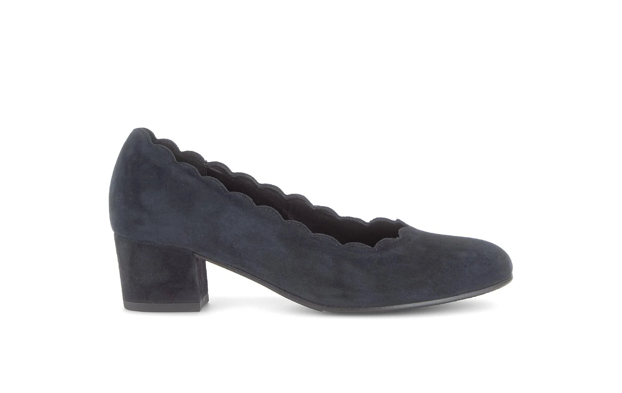 Escarpins bleus en nubuck