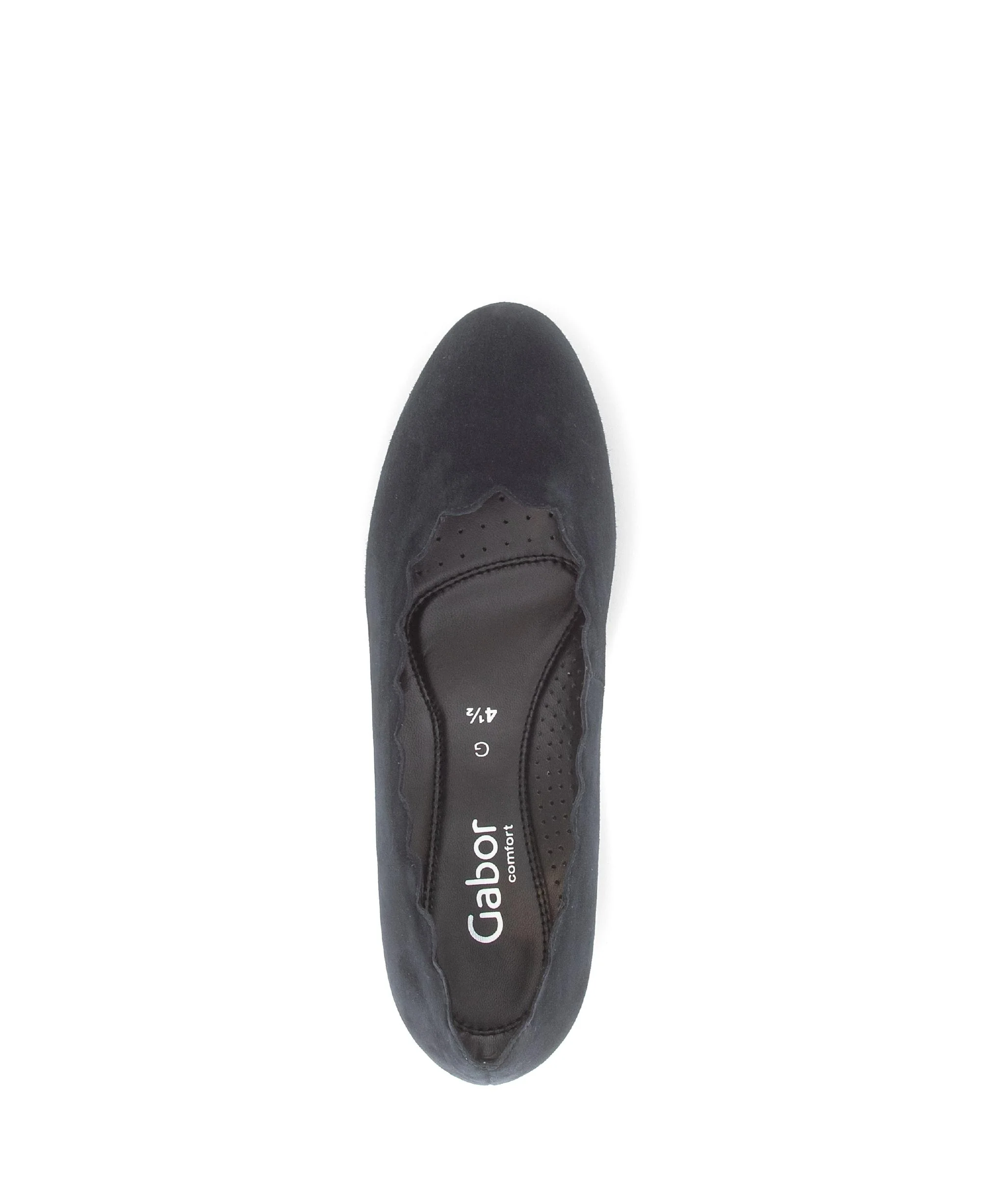 Escarpins bleus en nubuck - Image 3