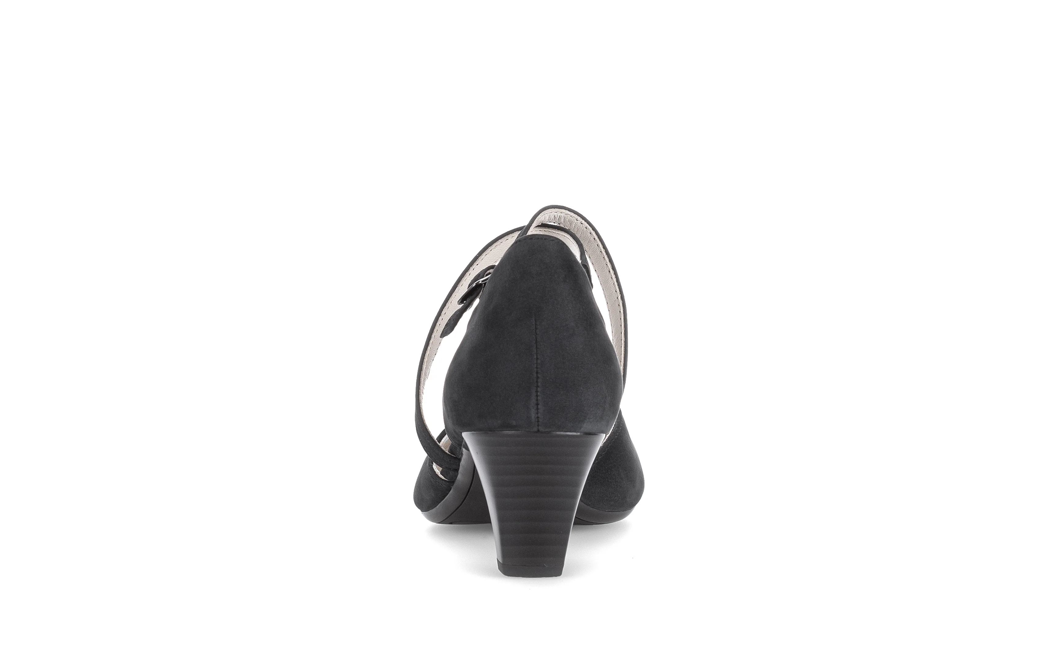 Escarpins bleus en cuir - Image 4